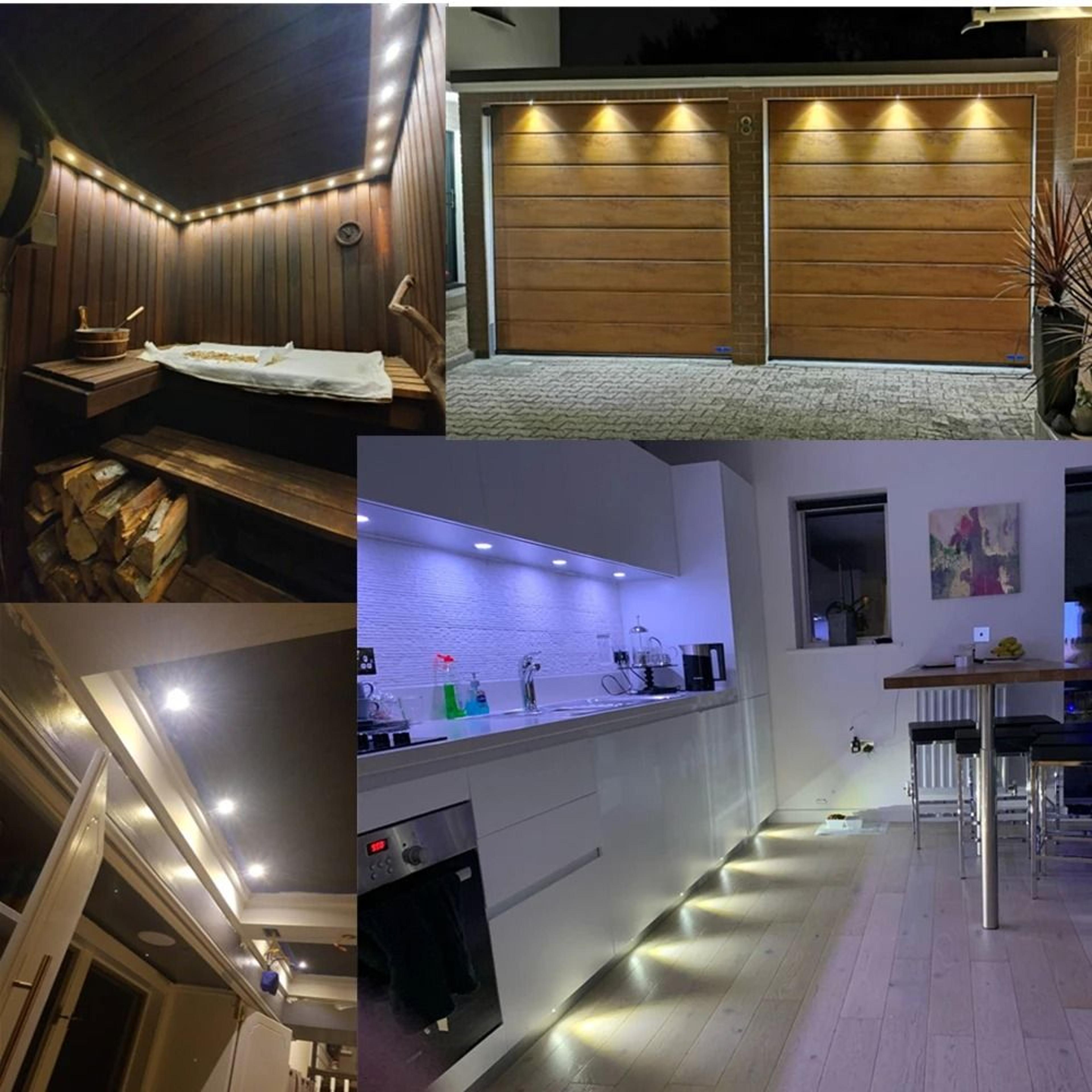 1w small downlight recessed ceiling outdoor spotlight ip65 kitchen cabinet stair light 12v 24v dimmable