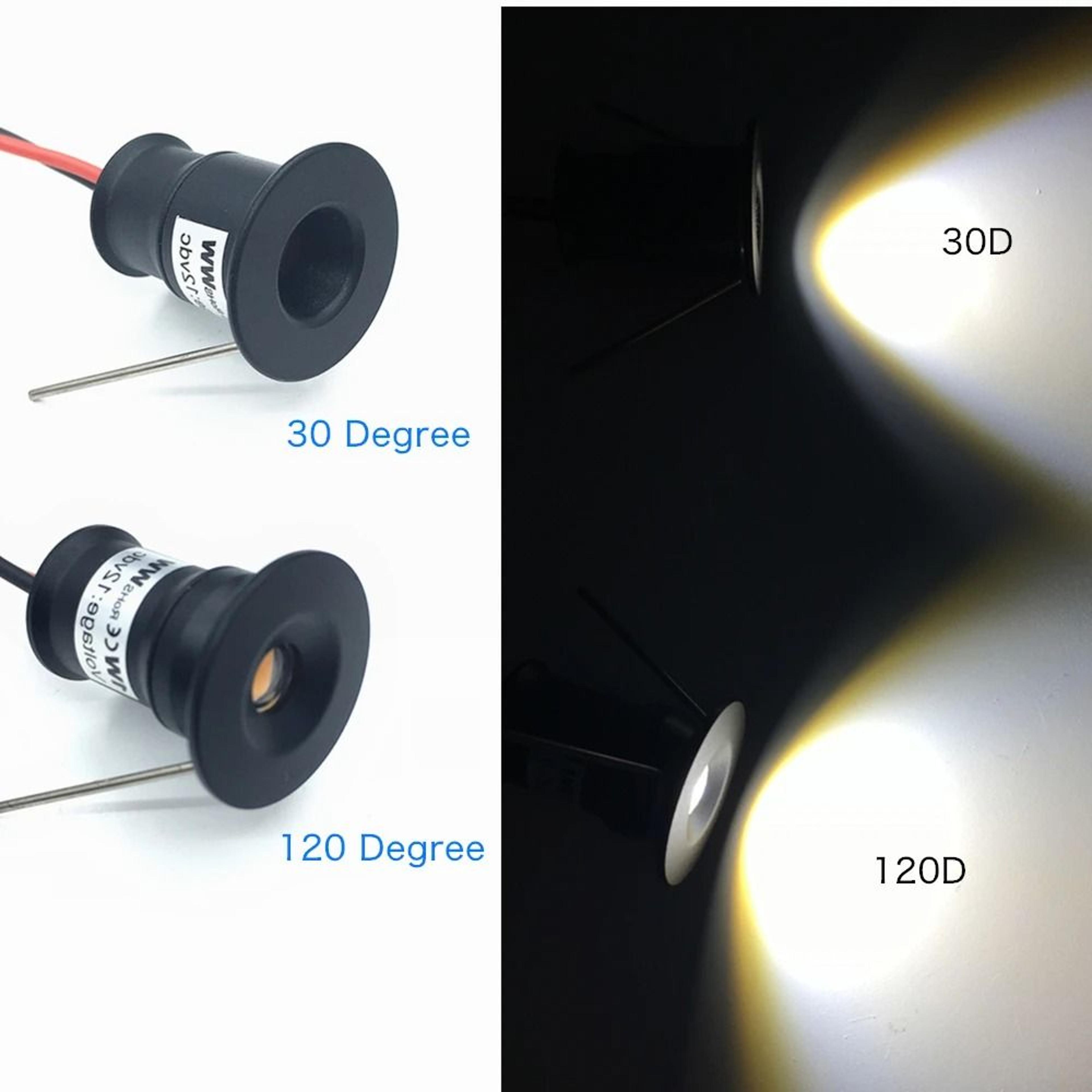 1W IP65 Small LED Downlight Ambient Spotlight 12V Mini Spot Ceiling Light 5