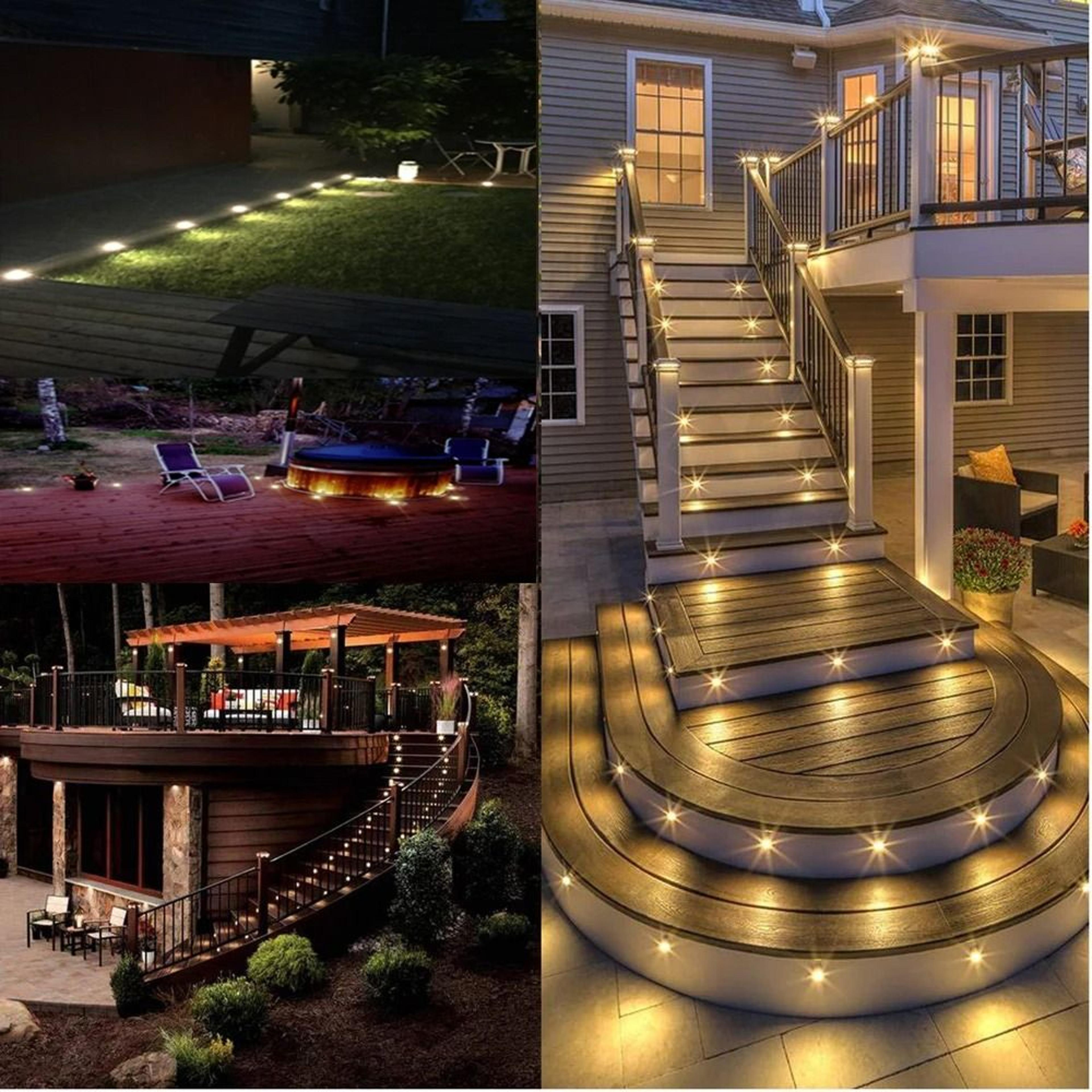 Outdoor 1W 3W Recessed LED Underground Light IP67 Waterproof 12V Landscape Pathway Lamp 5