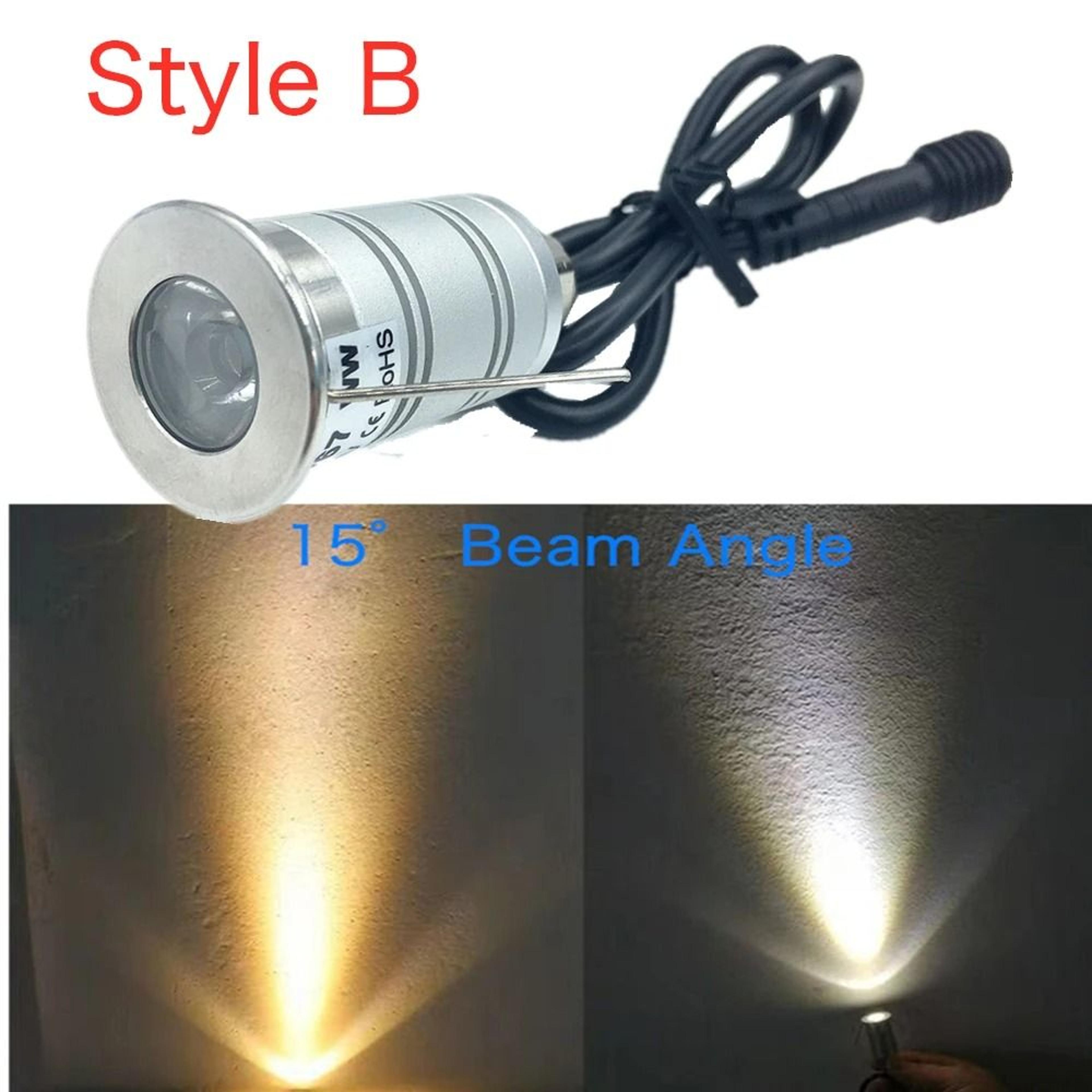 Outdoor 1W 3W Recessed LED Underground Light IP67 Waterproof 12V Landscape Pathway Lamp 9