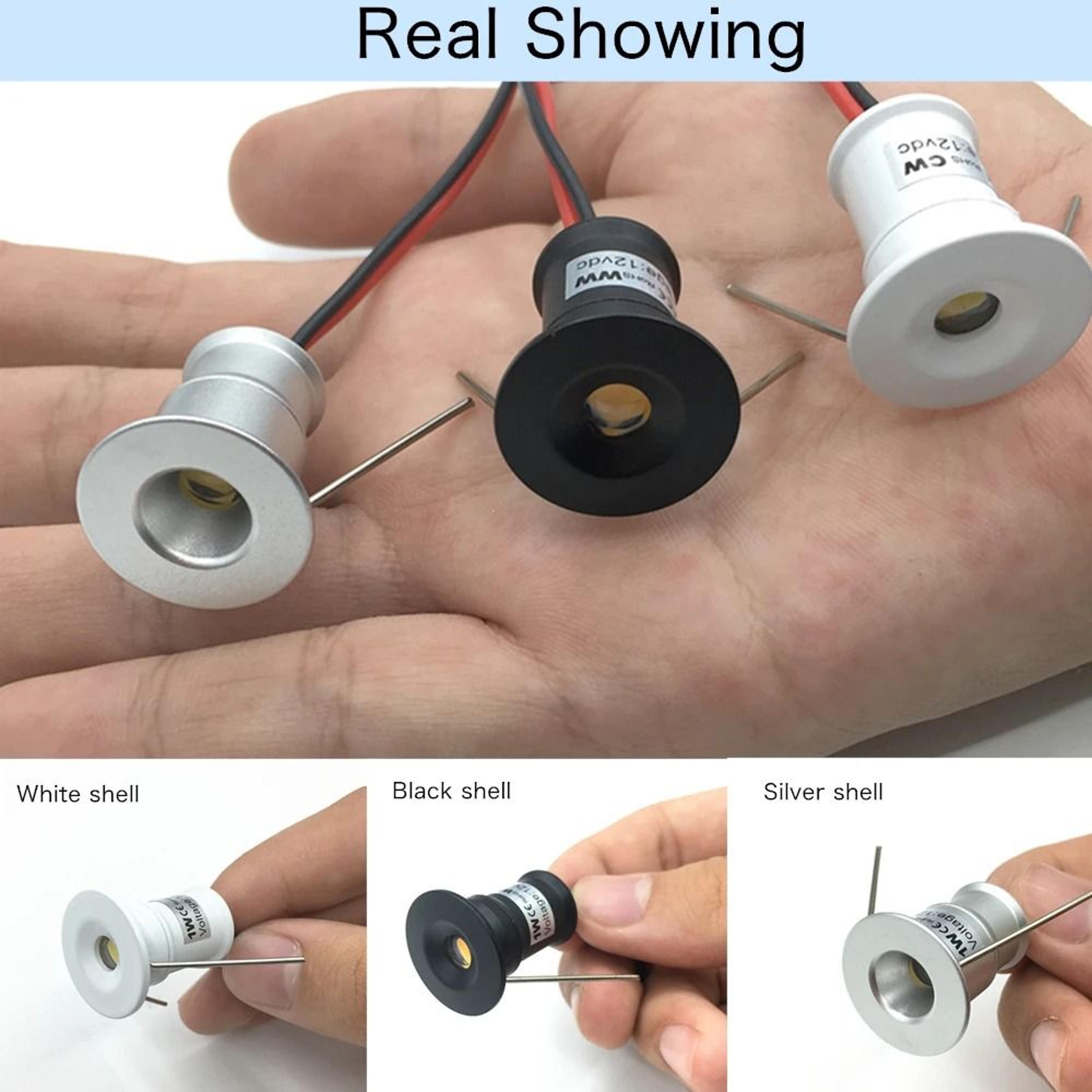 1W IP65 Mini LED Downlight Ambient Spotlight 12V Small Spot Bulb Light 4