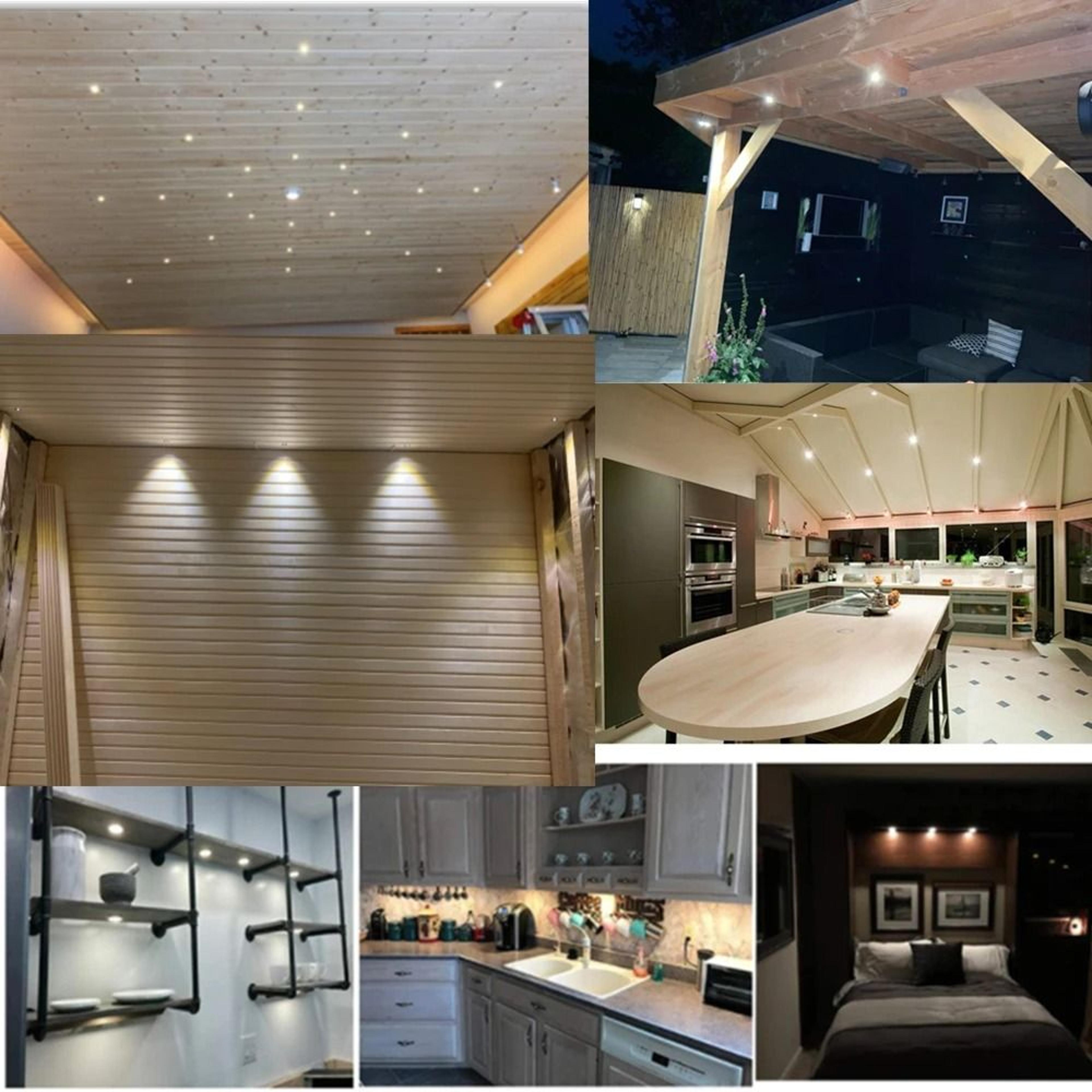 1w mini led spotlight 12v 24v dimmable ambient down light ip65 ceiling stairs cabinet light