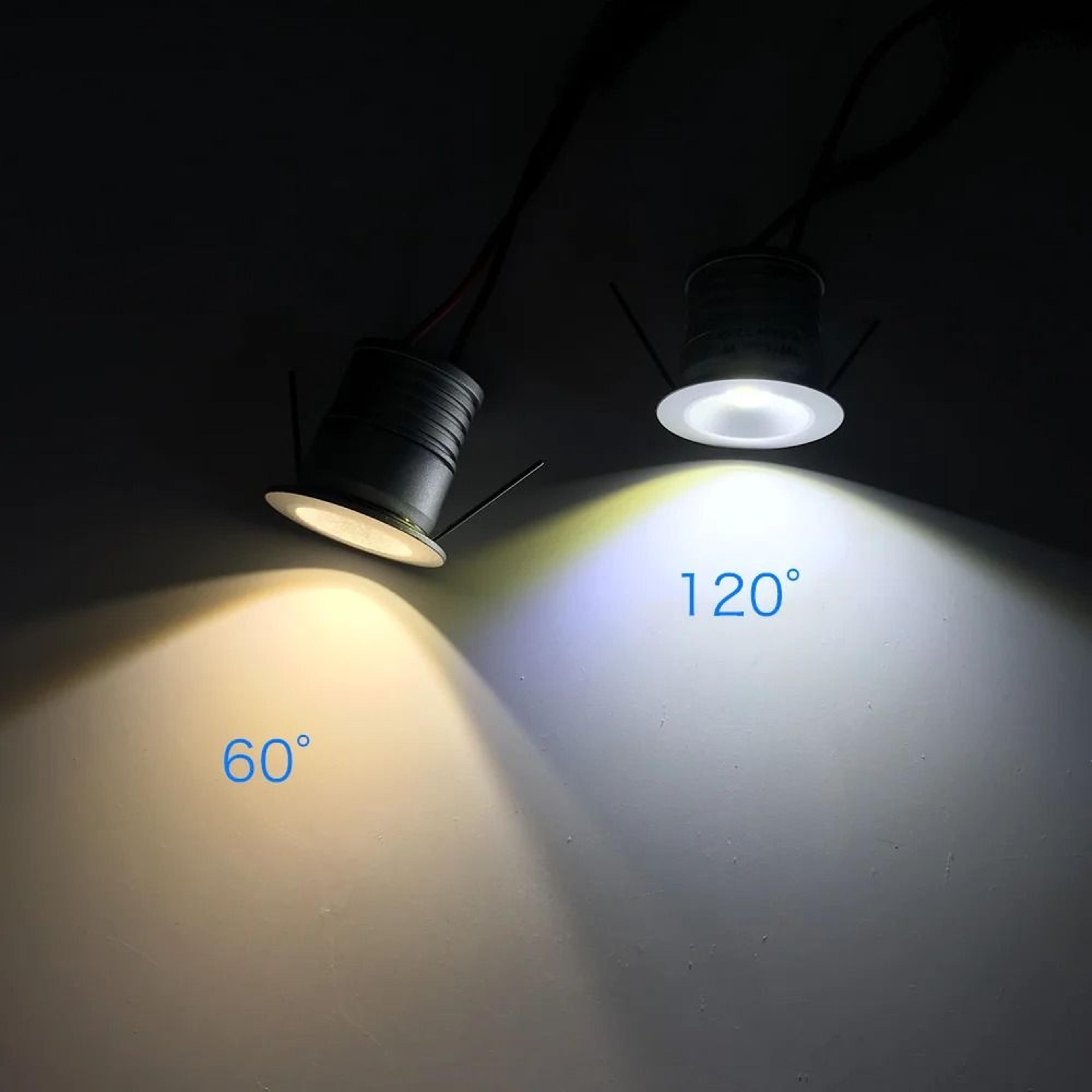 Mini Downlight LED 12V Under Cabinet Spotlight 1W Recessed Ceiling Lamp 098 In Aluminum Set With Dr 5