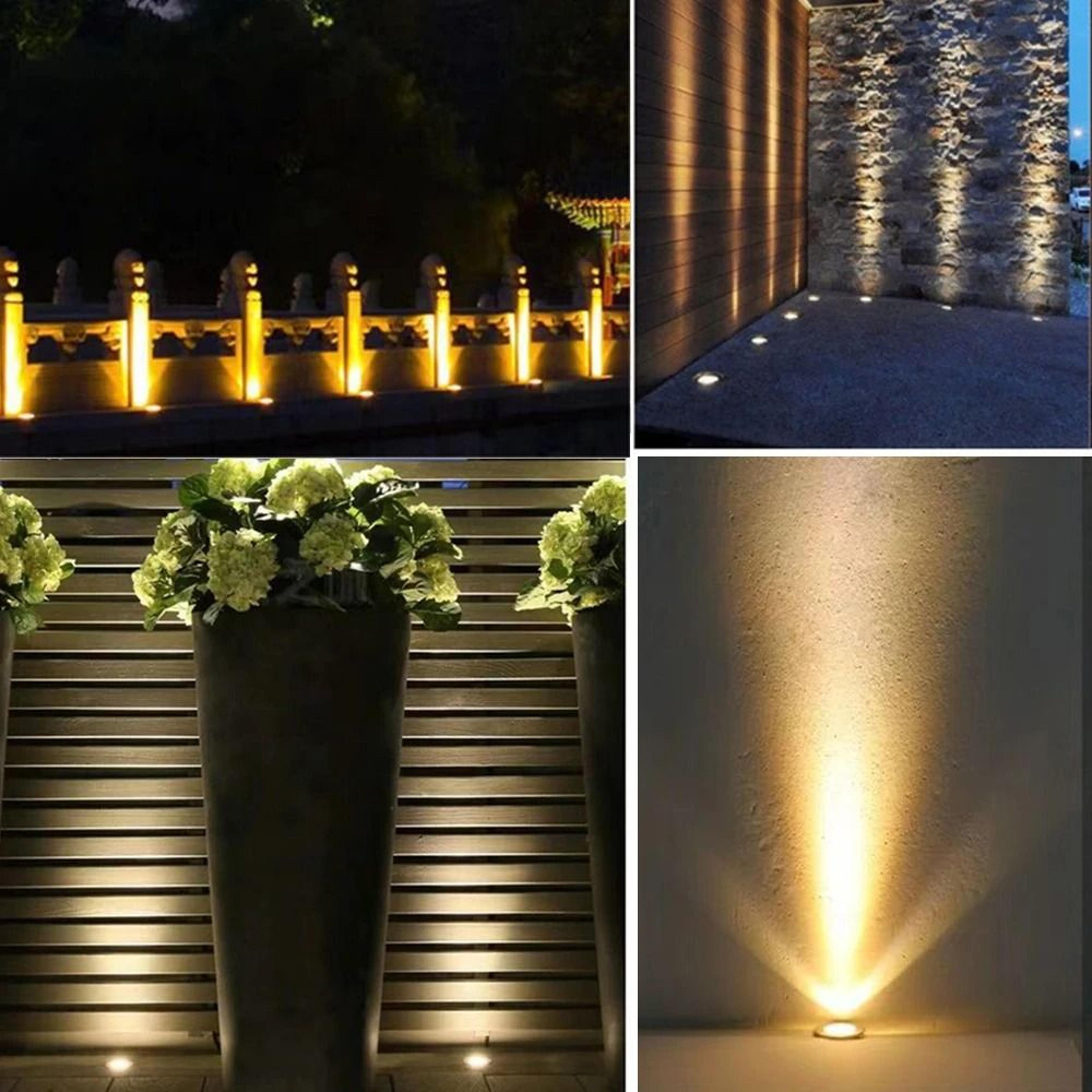 1W LED Underground Light Waterproof IP67 Spotlight Outdoor Narrow Angle Spot Lamp 12V 24V 4