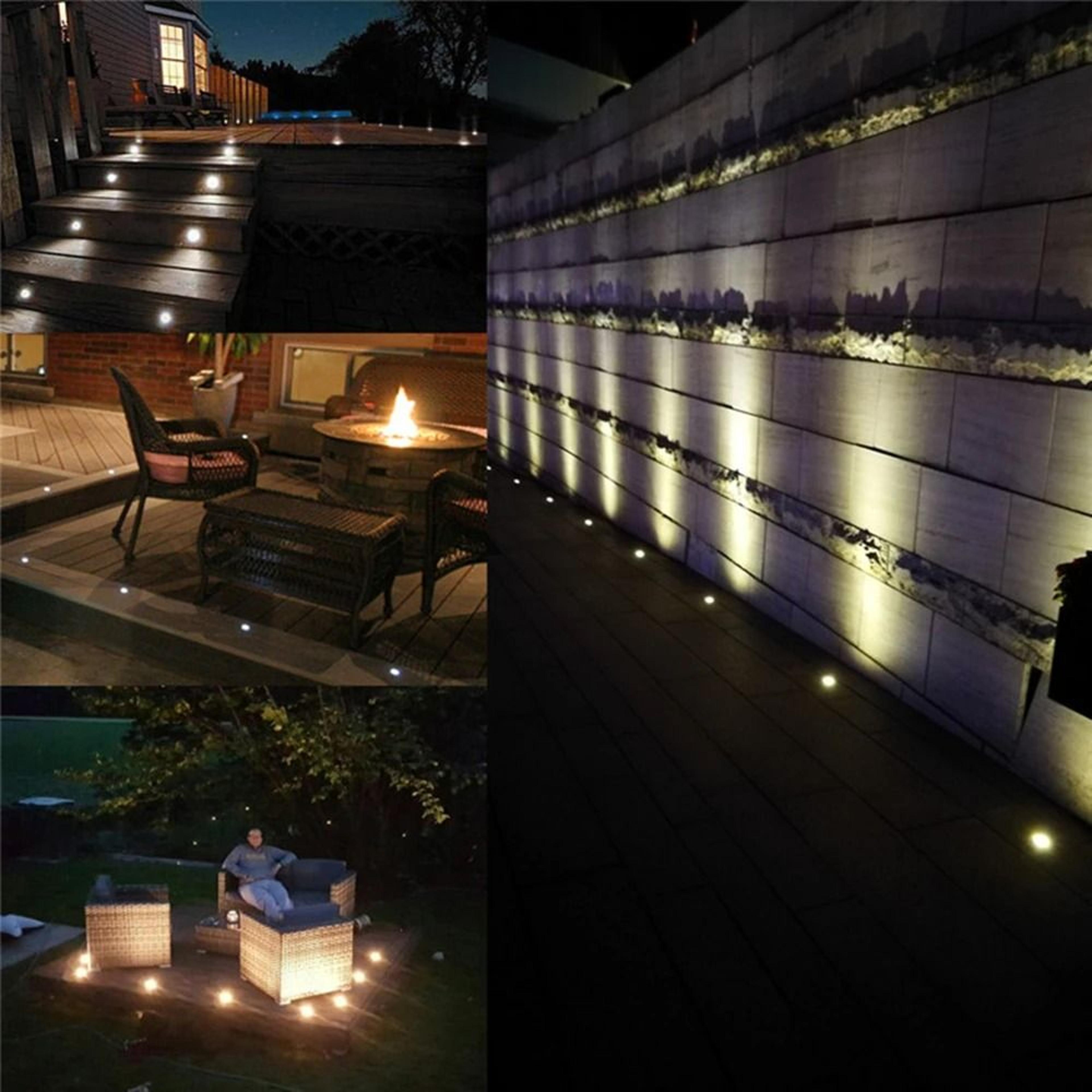ip67 anti glare led underground light 1w 3w waterproof garden floor lamp 12v 24v outdoor recessed