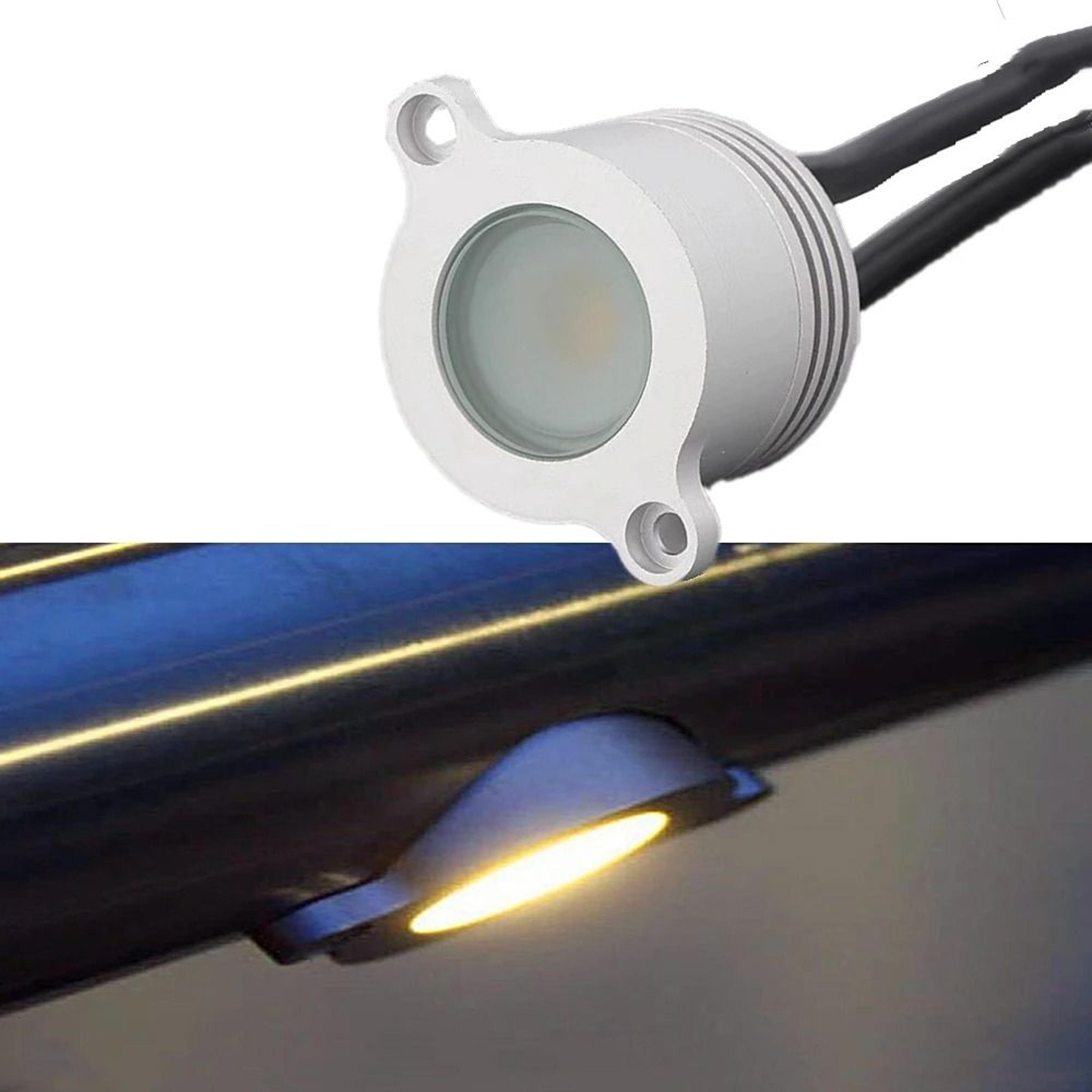Outdoor 1W LED Handrail Light Waterproof IP65 Tube Lamp 12V 118 In Cutout Recessed Spotlight 5