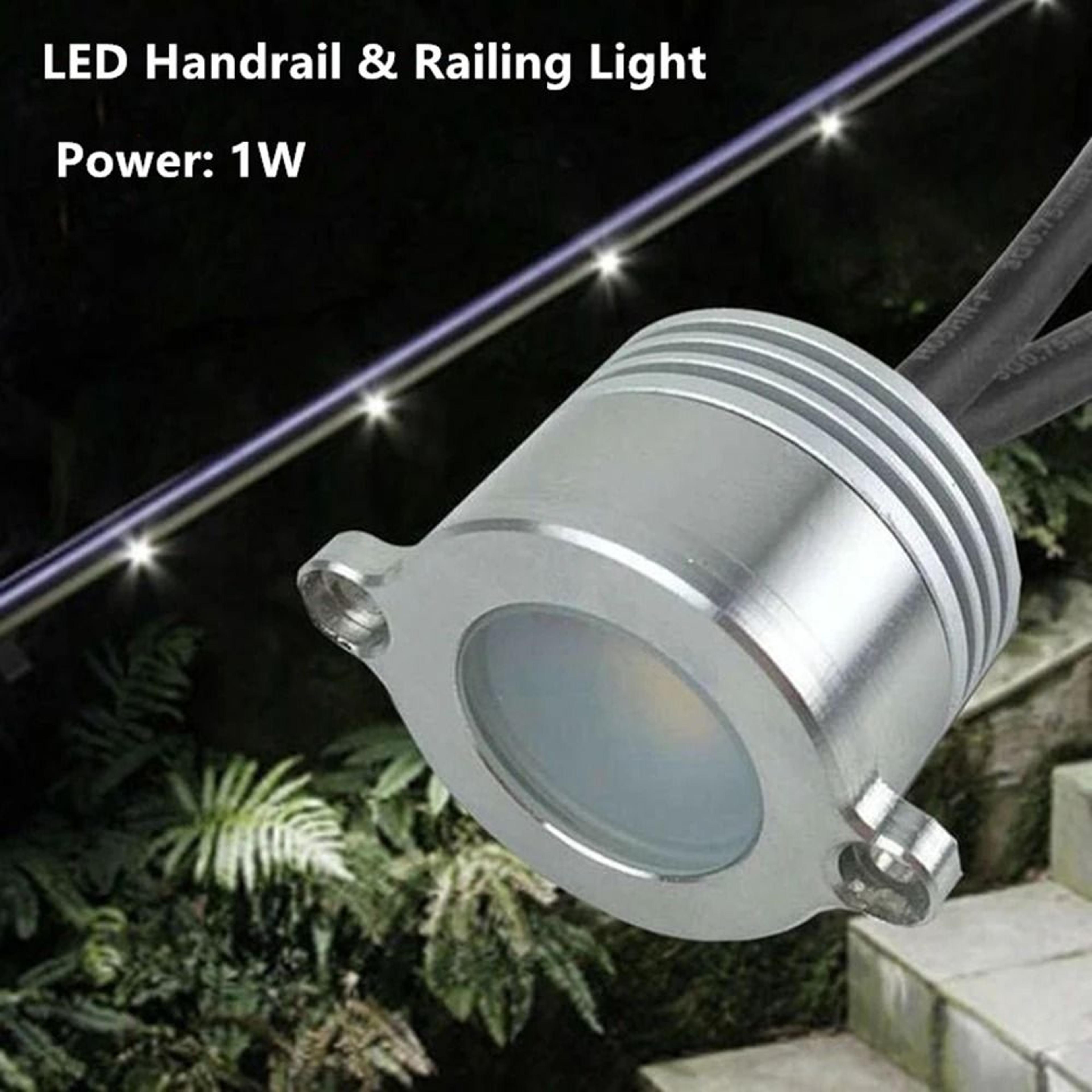 outdoor 1w led handrail light waterproof ip65 tube lamp 12v 1.18 in cutout recessed spotlight