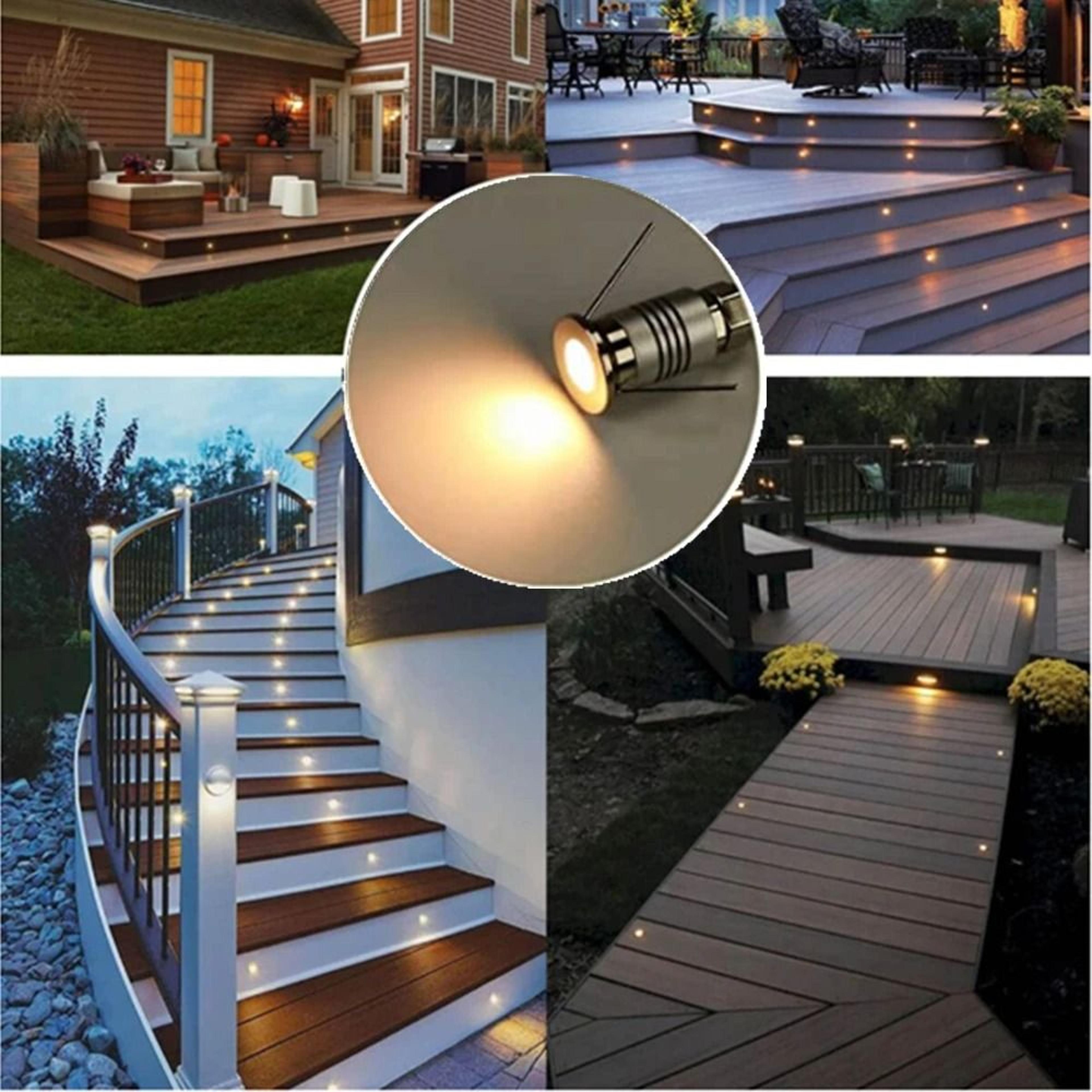 outdoor mini led underground light with transformer 1w garden deck lamp ip67 waterproof 12v spotlight
