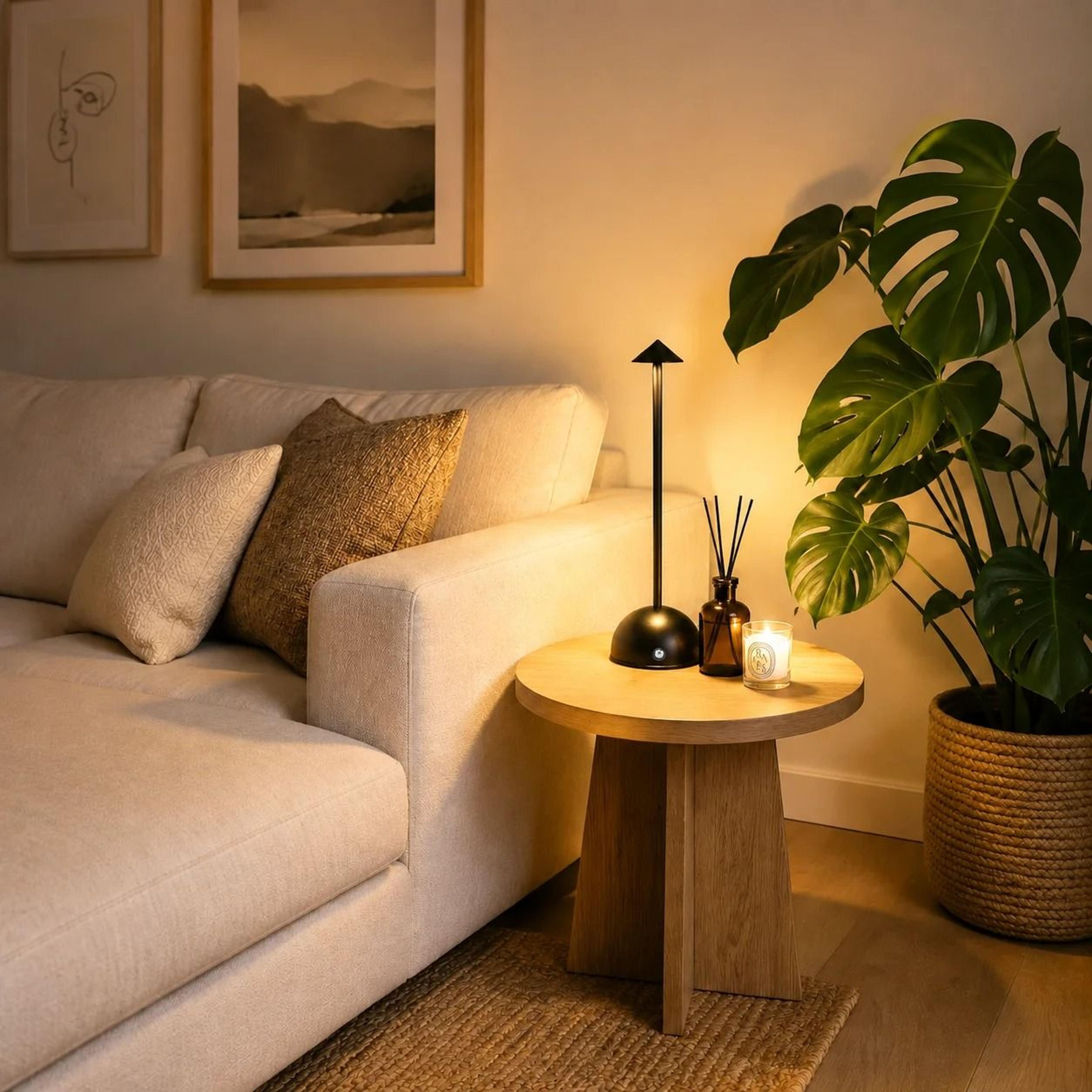 Portable Rechargeable Table Lamp LED Wireless Touch Control Dimmable Bedside USB Lamp Home Cafe Bar 2