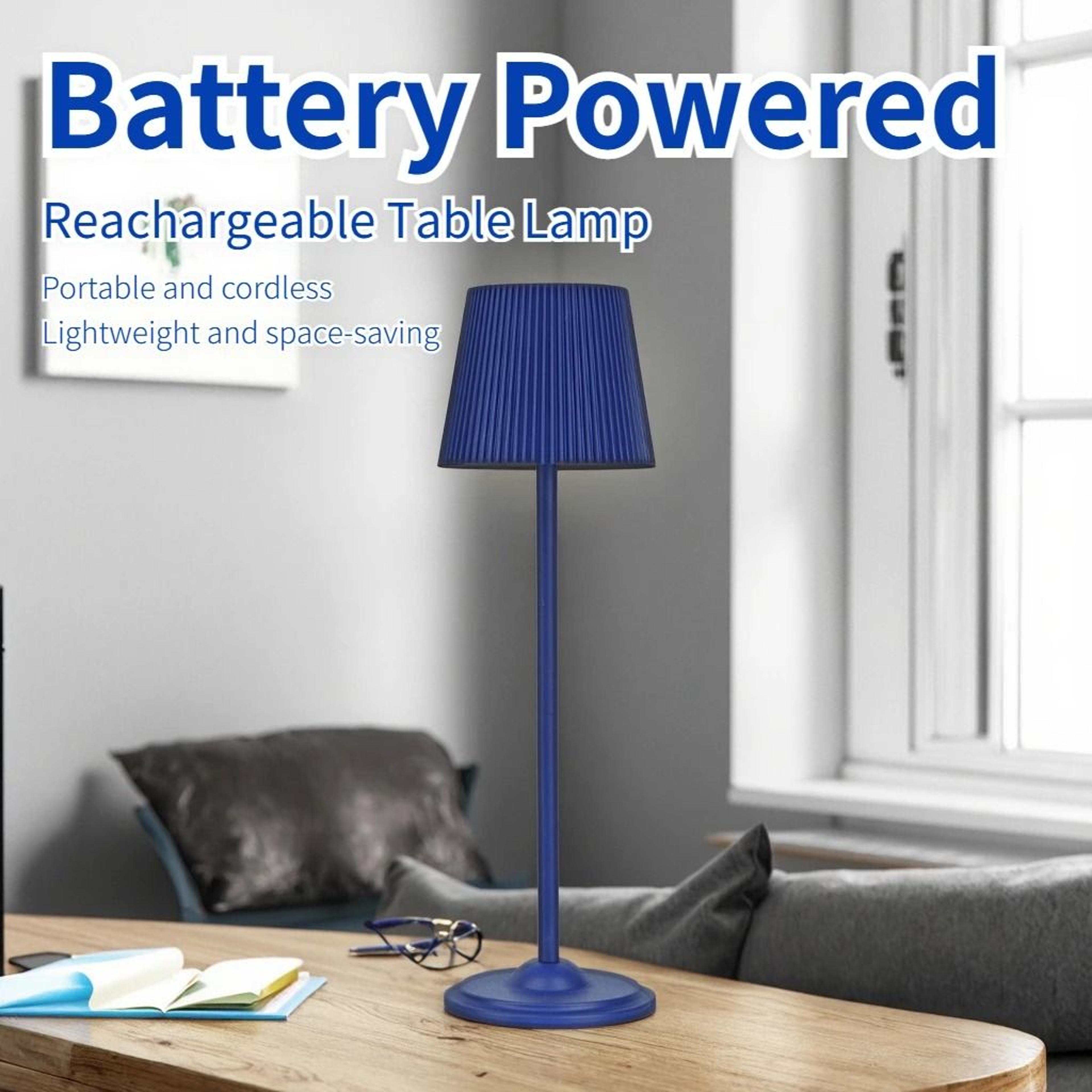 creative office restaurant bar table rechargeable touch led desk lamp usb charging cordless light