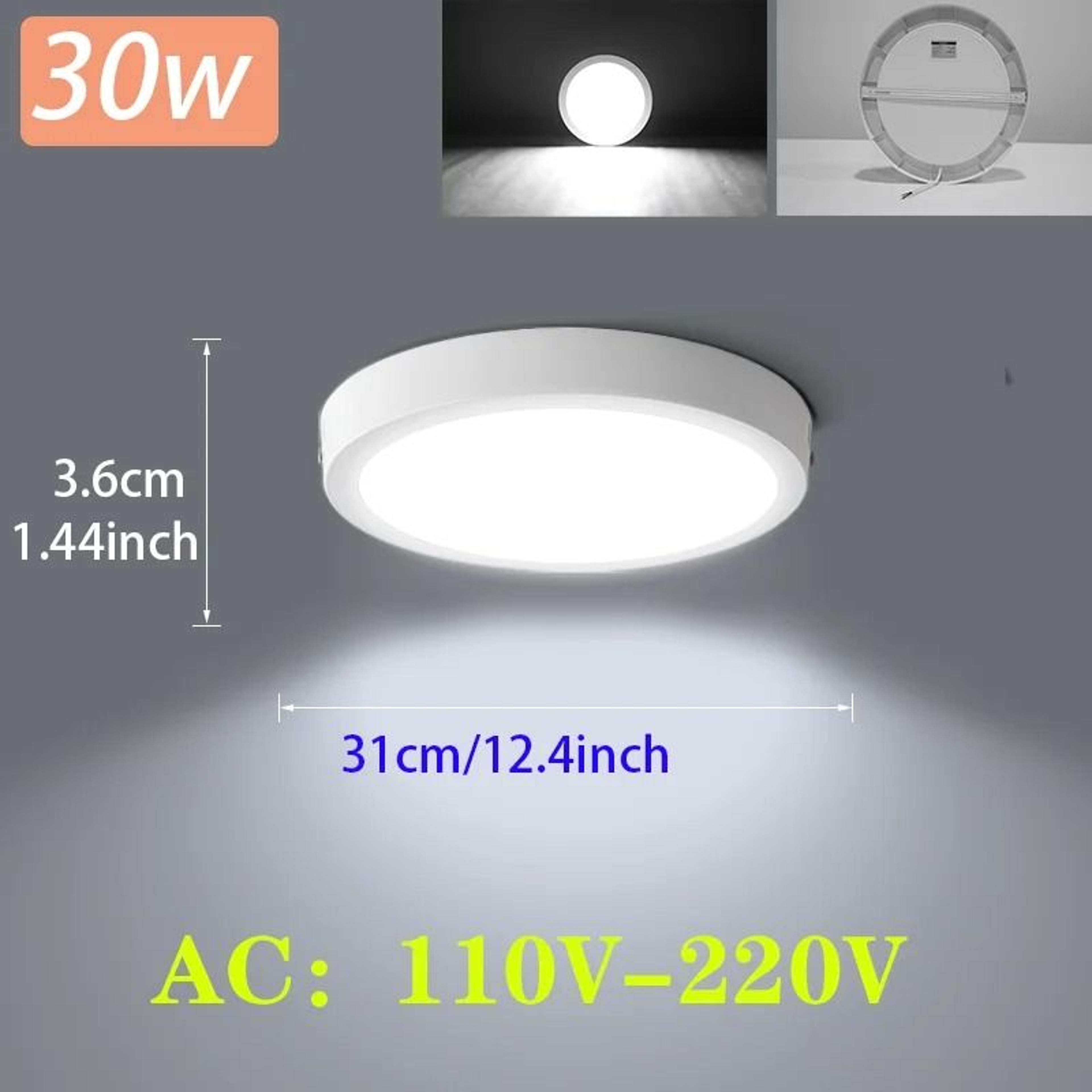 Modern LED Ceiling Lamp 15W 20W 30W Ceiling Panel Fixture AC 110V220V Living Room Bedroom Kitchen 9