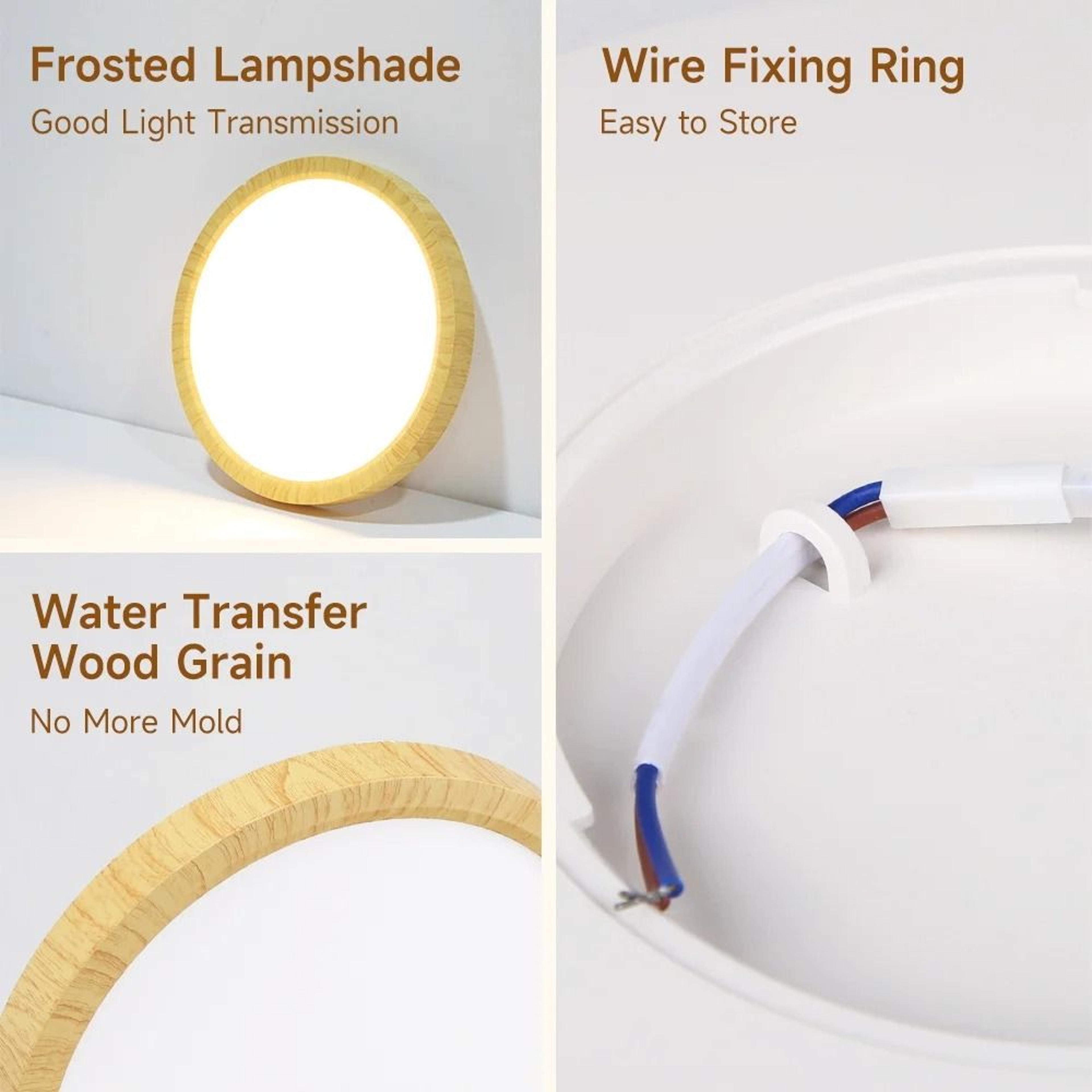 Ultra Thin LED Ceiling Light 3 Colors Ceiling Lamp Dial Control 220V Living Room Bedroom Panel 2