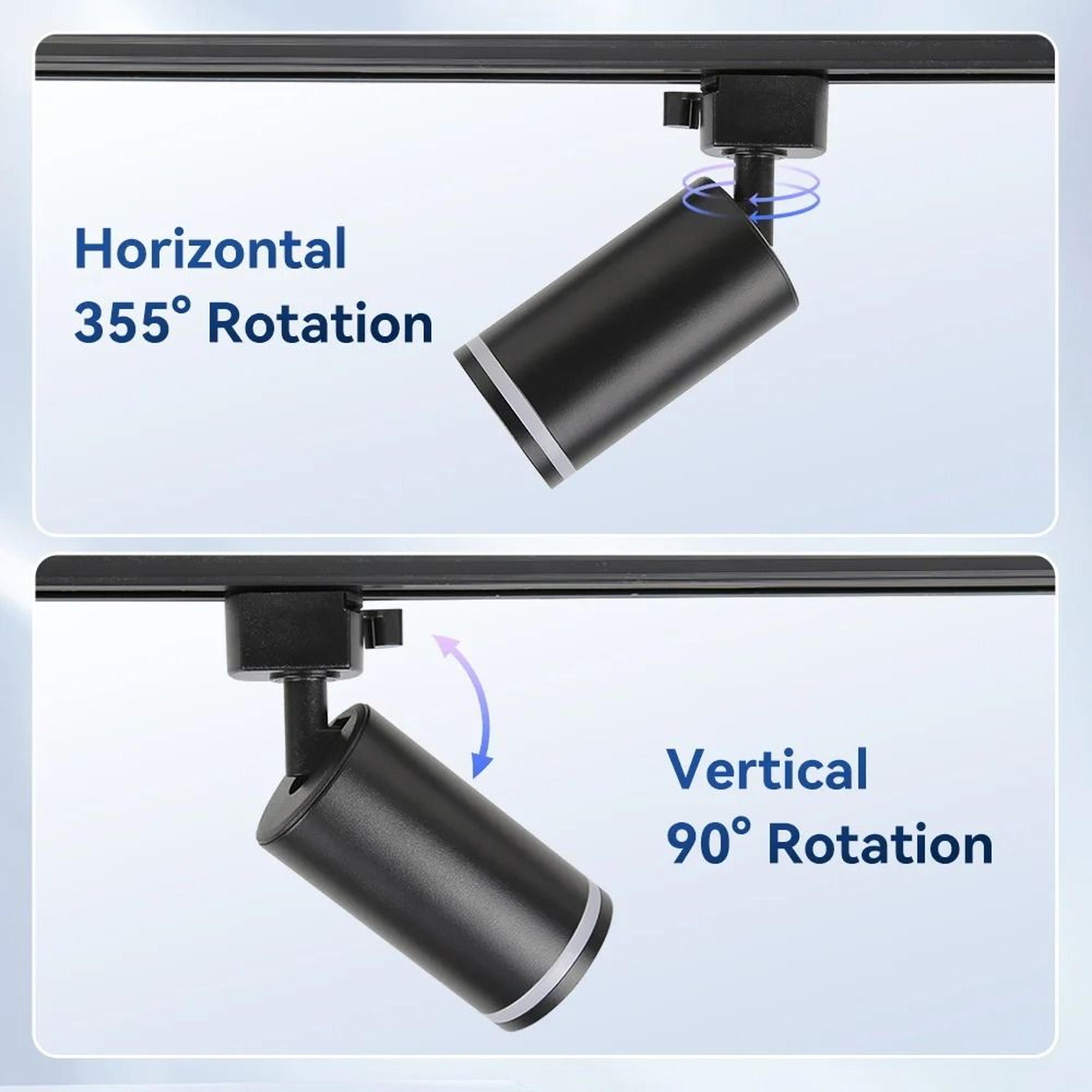 LED Track Light 110220V 3 Colors Ceiling Track Lamp Rail Lights Set Rails Spotlight Clothing Shop 3