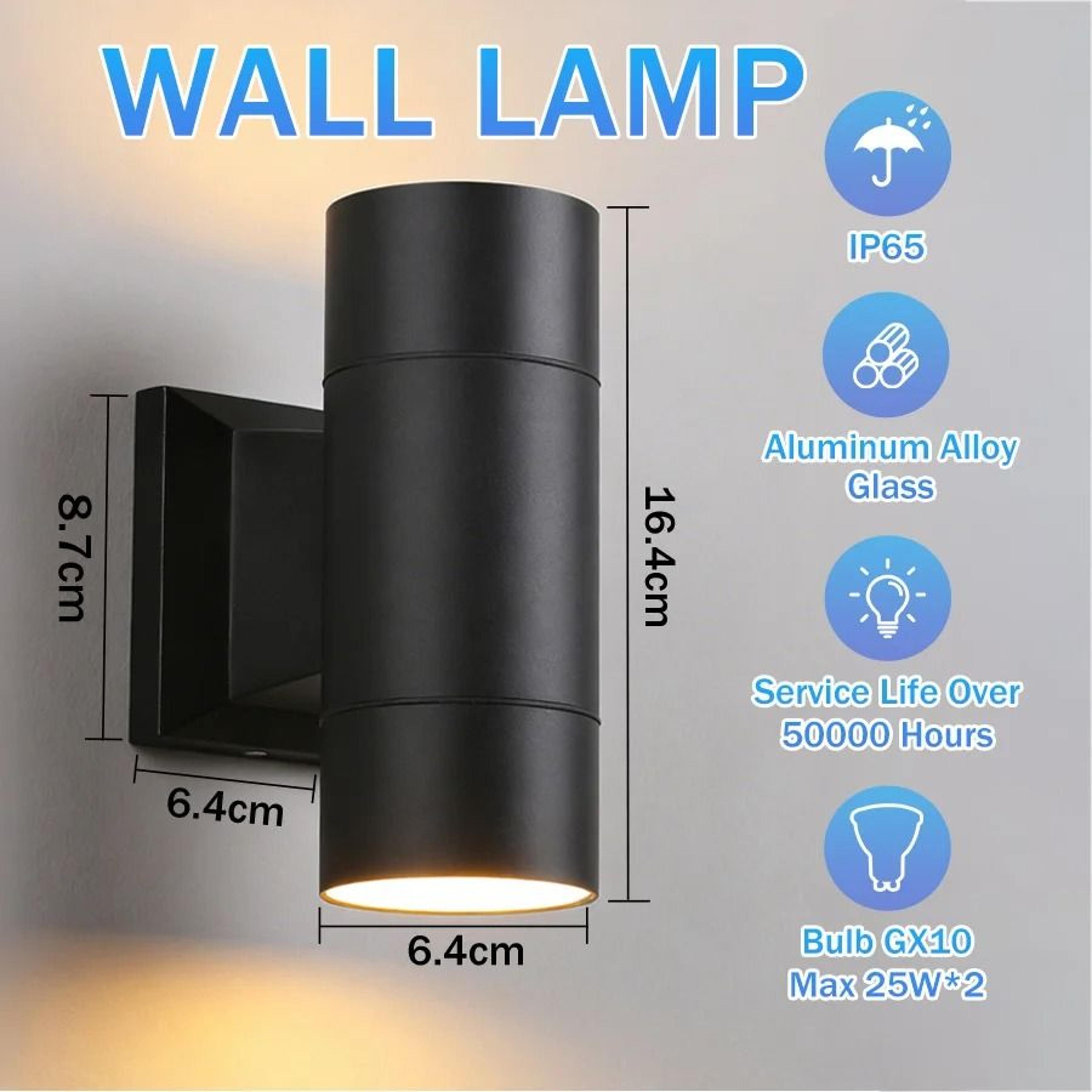 LED Outdoor Wall Light Aluminum IP65 Waterproof Sconce Lamp Porch Front Door Garden 7
