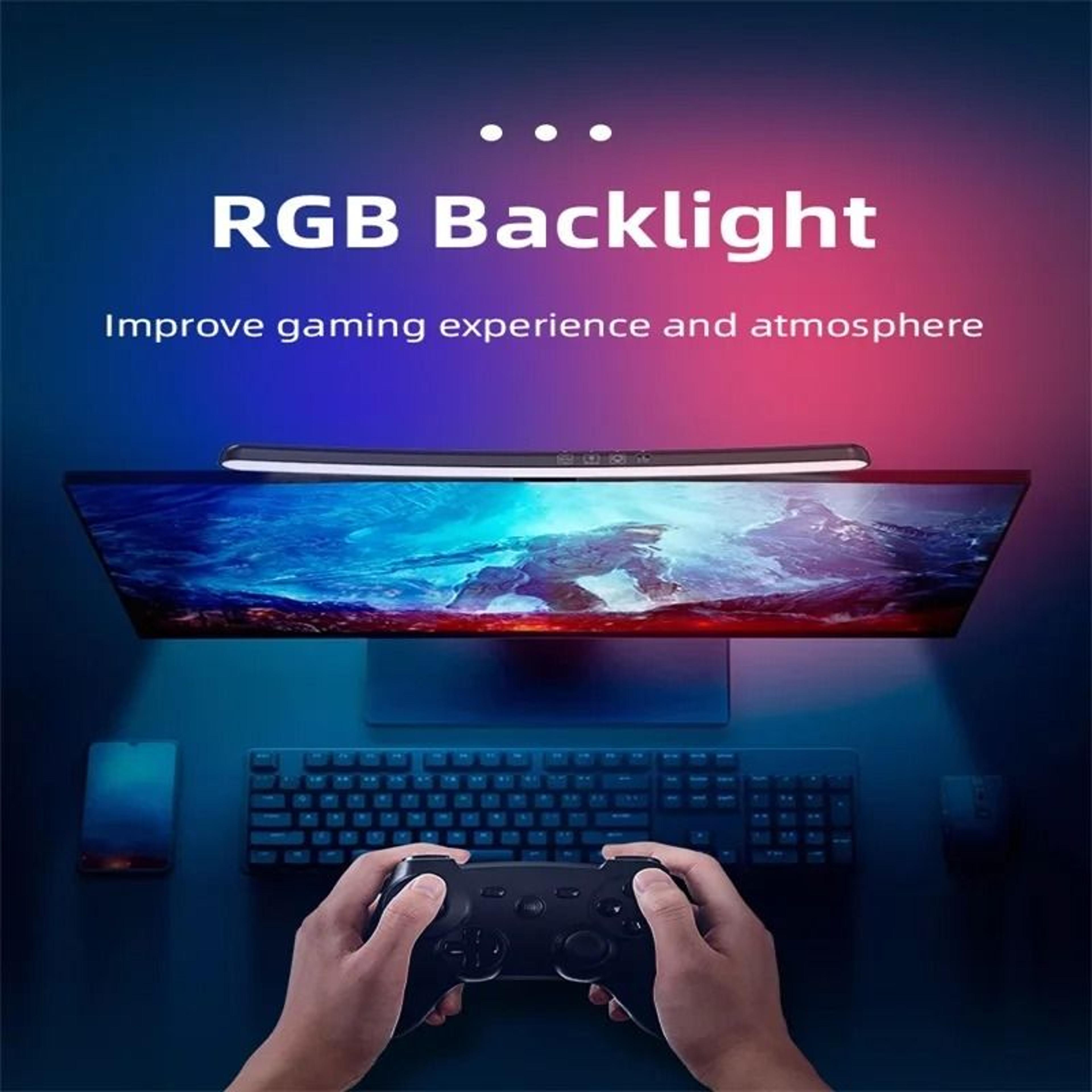 RGB LED Screen Light Bar Computer Monitor Hanging Lamp Touch Dimmable USB Backlight 1