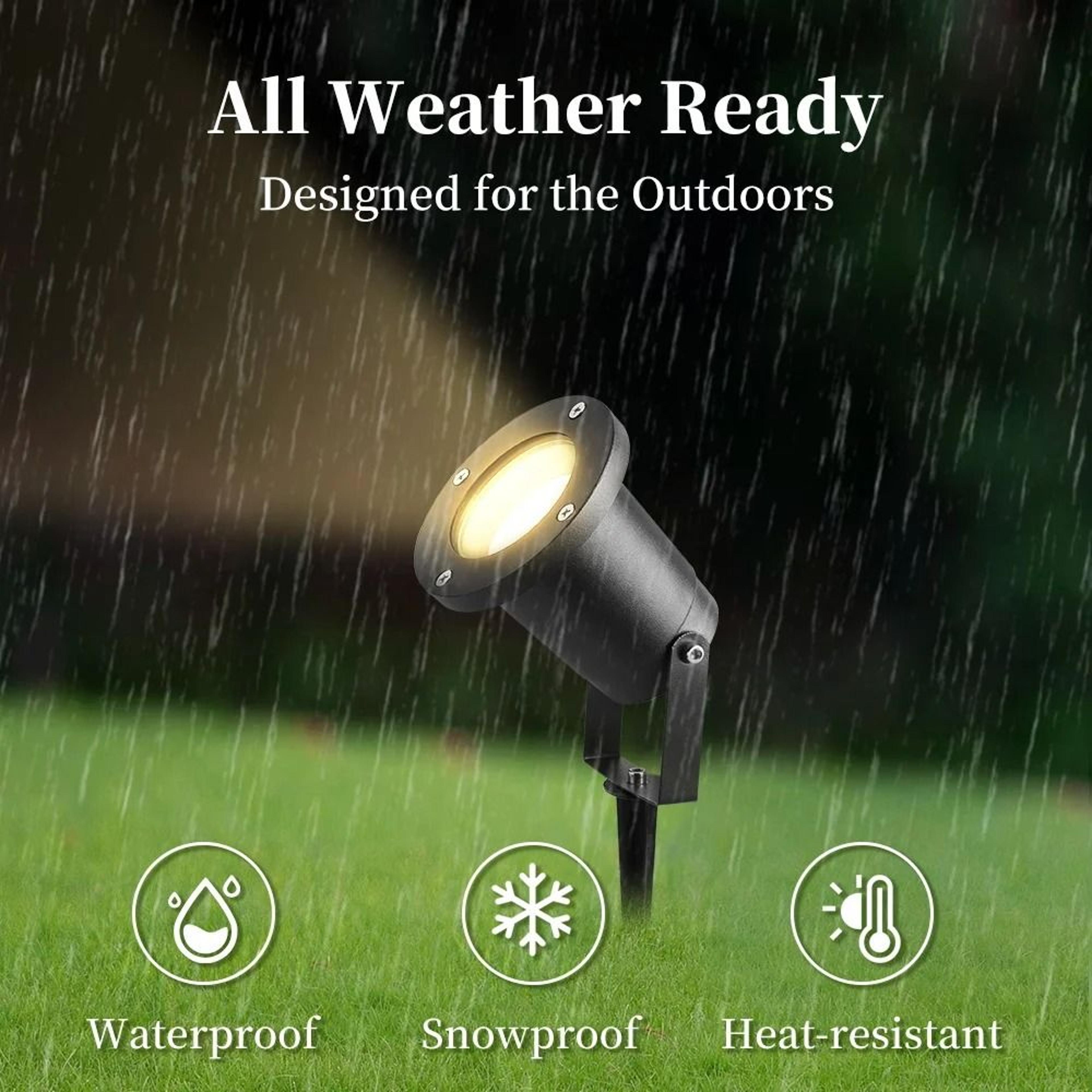 Garden Lawn Light Outdoor Waterproof Spotlight Landscape Yard Lighting 4