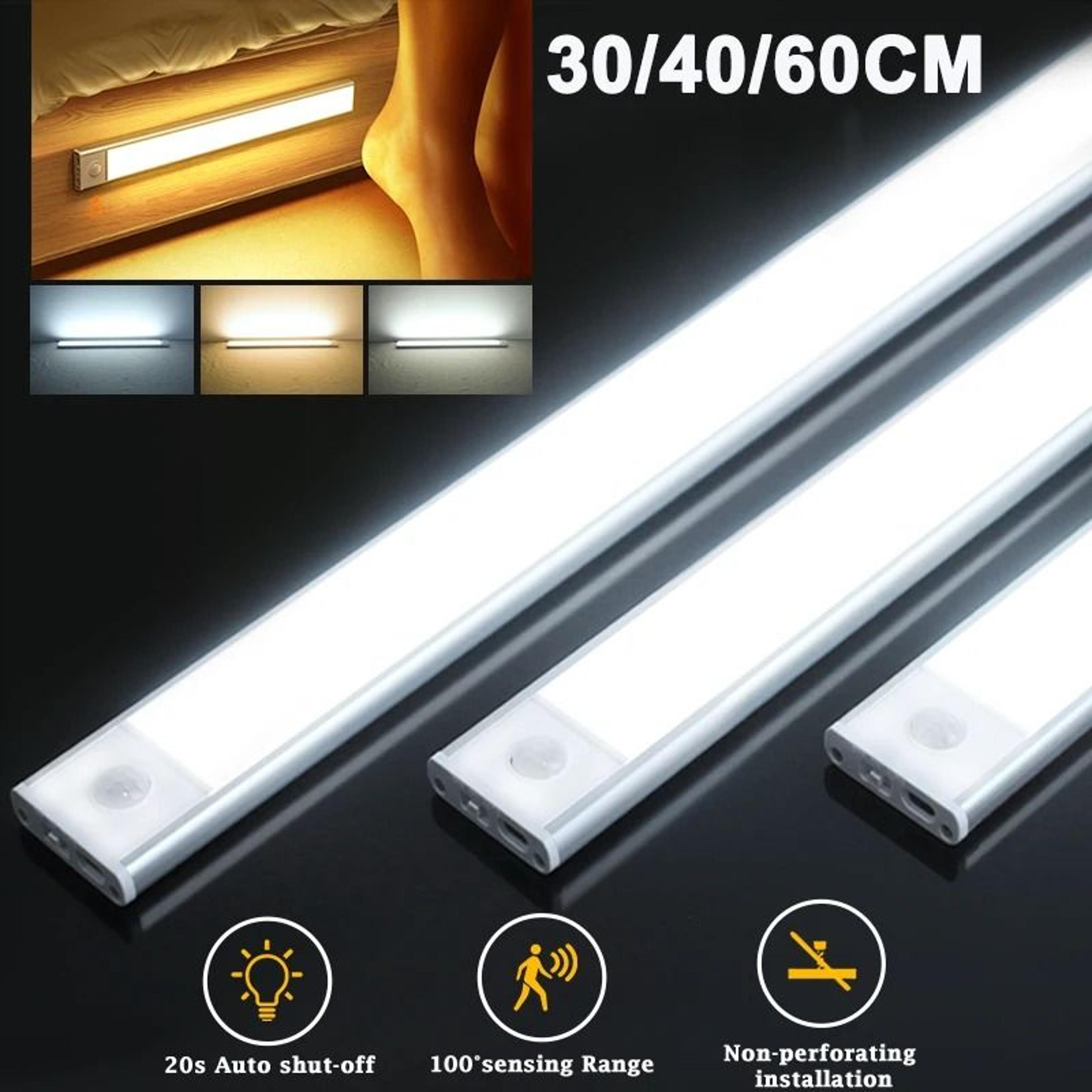 led motion sensor cabinet lamp wireless dimmable usb night light kitchen wardrobe closet