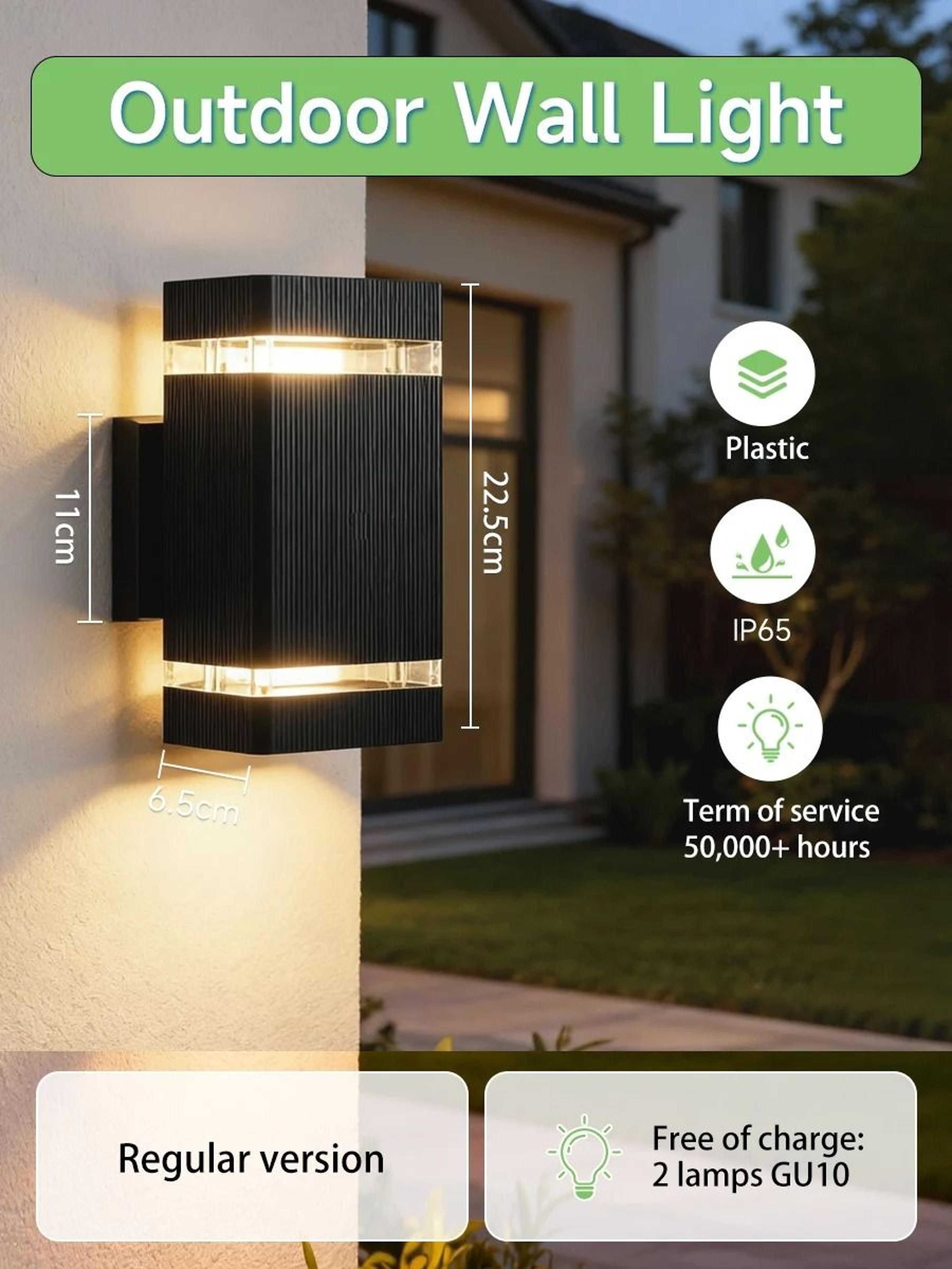 Smart Outdoor Wall Light Waterproof LED Motion Sensor Porch Lamp Exterior Sconce 6