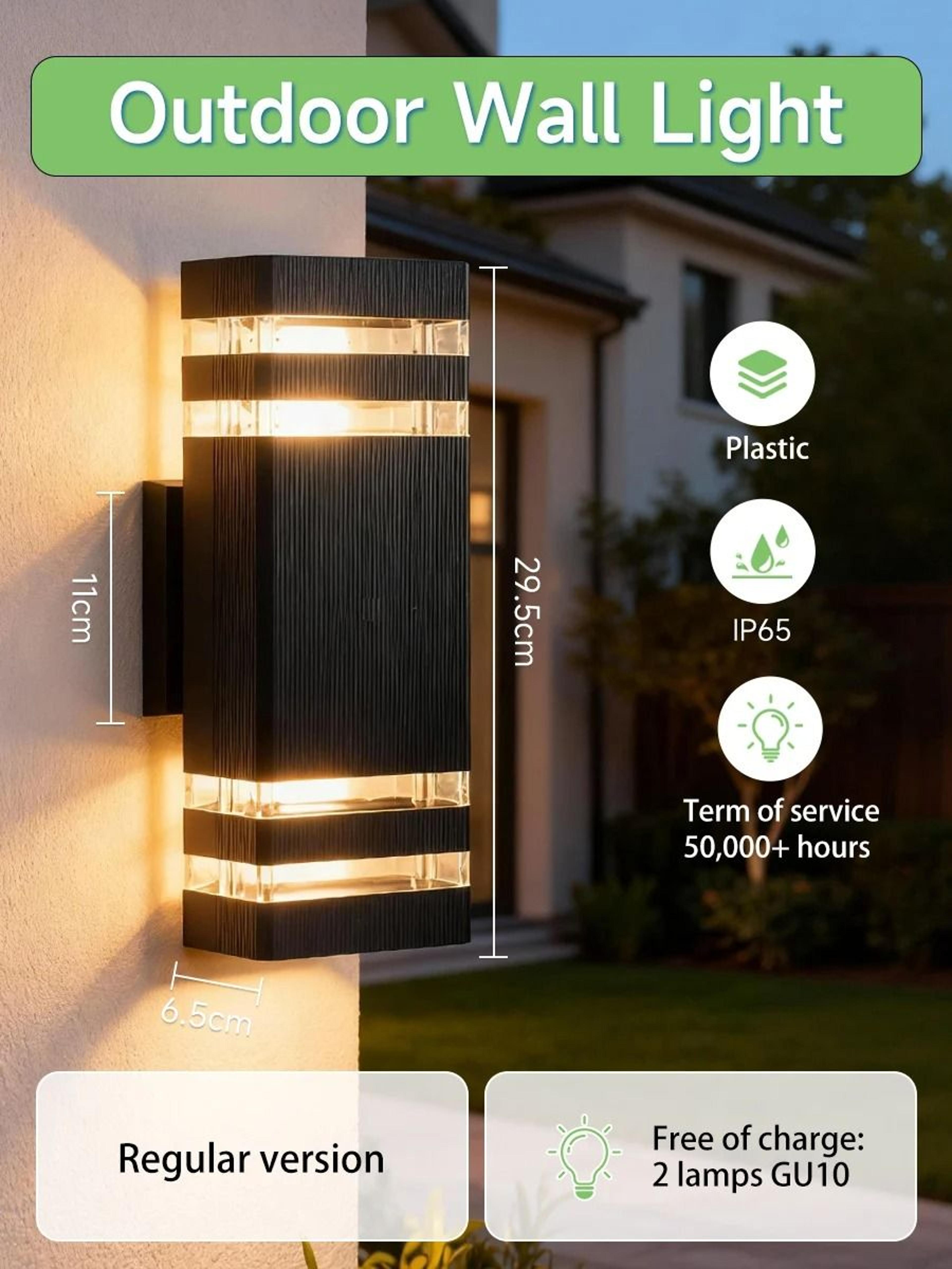 Smart Outdoor Wall Light Waterproof LED Motion Sensor Porch Lamp Exterior Sconce 11