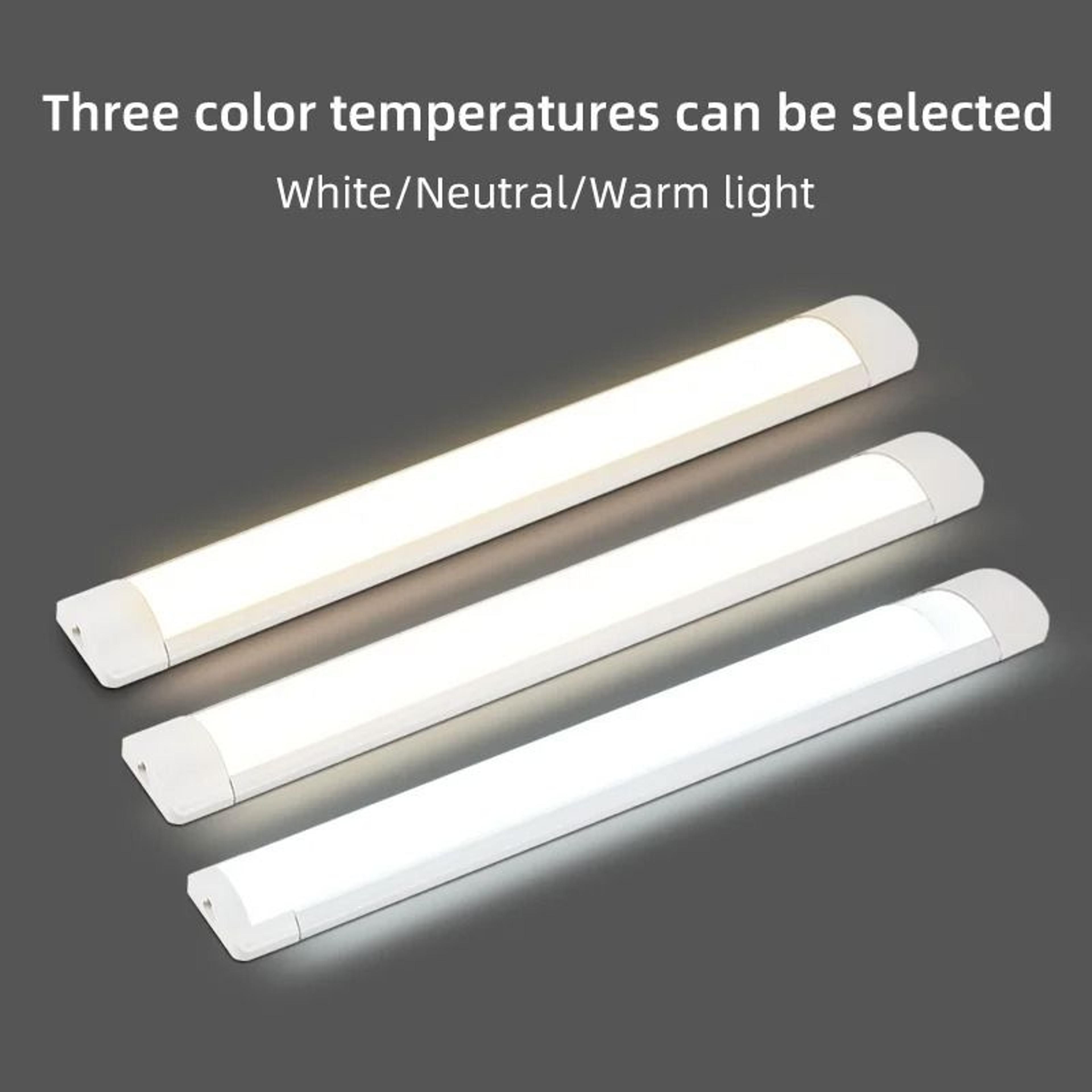 Connected LED Cabinet Tube Light Bar 40W Kitchen Closet Lamp Super Bright Indoor 3