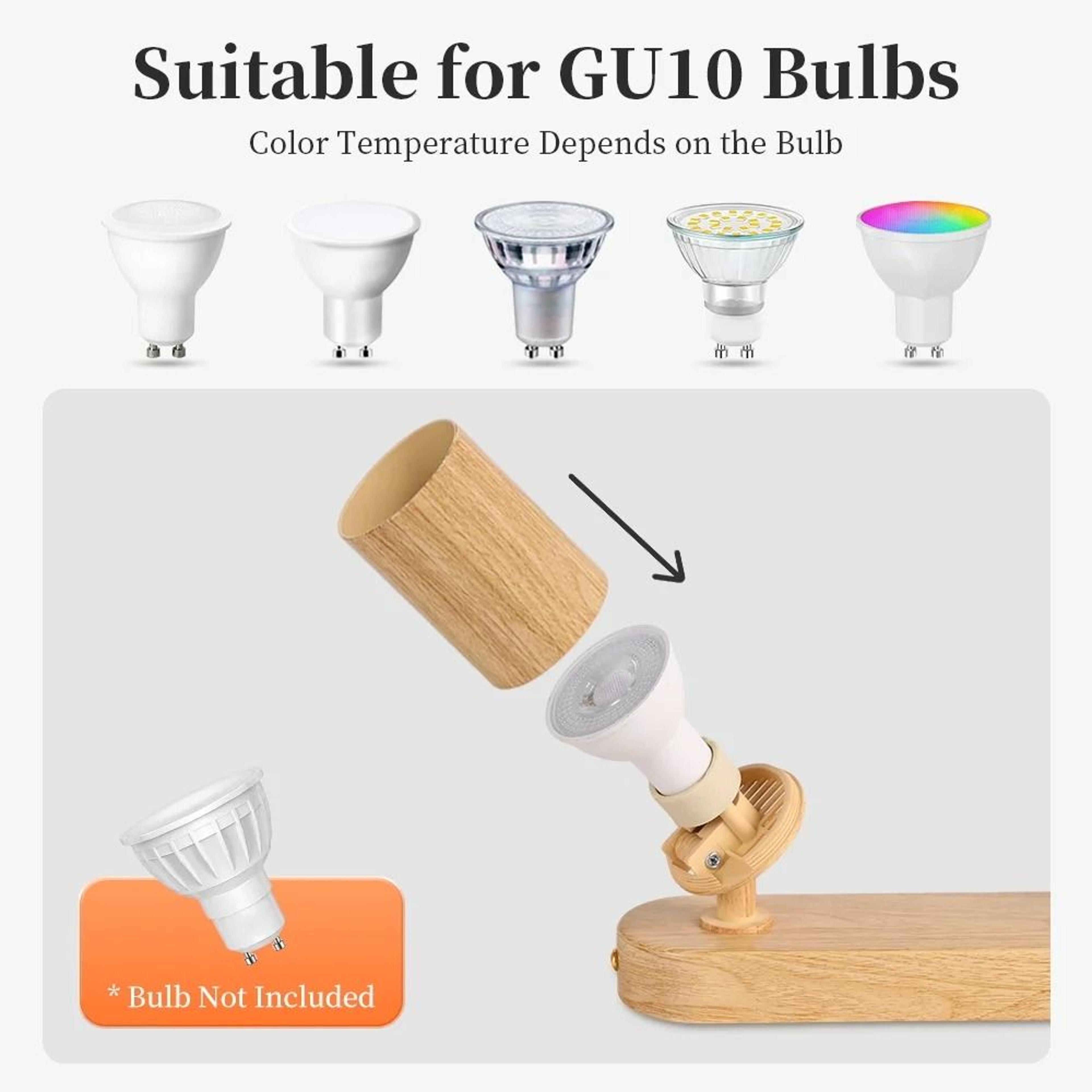 Modern LED Ceiling Spotlight Replaceable Bulb Spot Lamp Surface Mount Living Room Kitchen 1