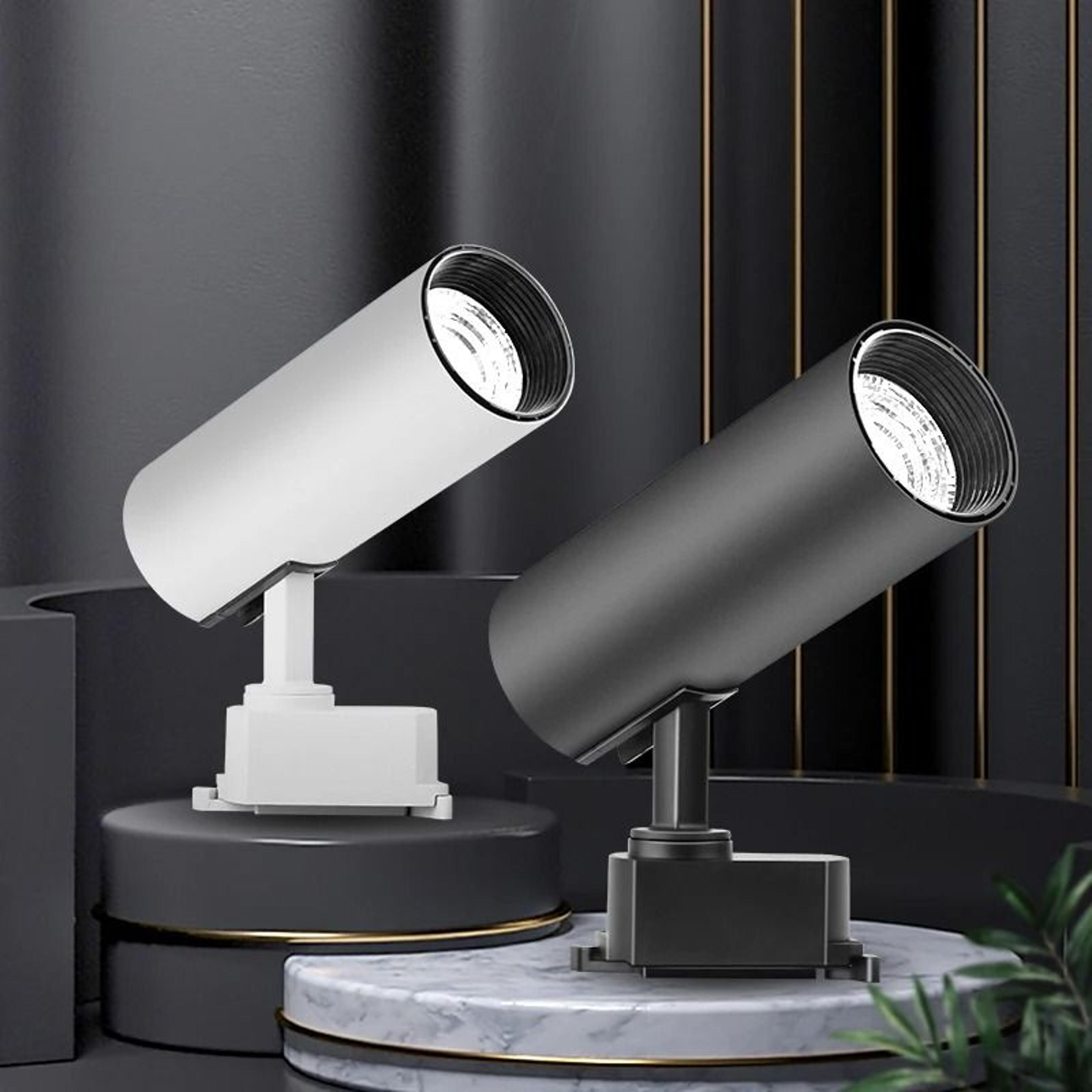 Modern LED Track Light Set 40W Directional Spotlight Ceiling Rail Fixture Kitchen Living Room Store 3