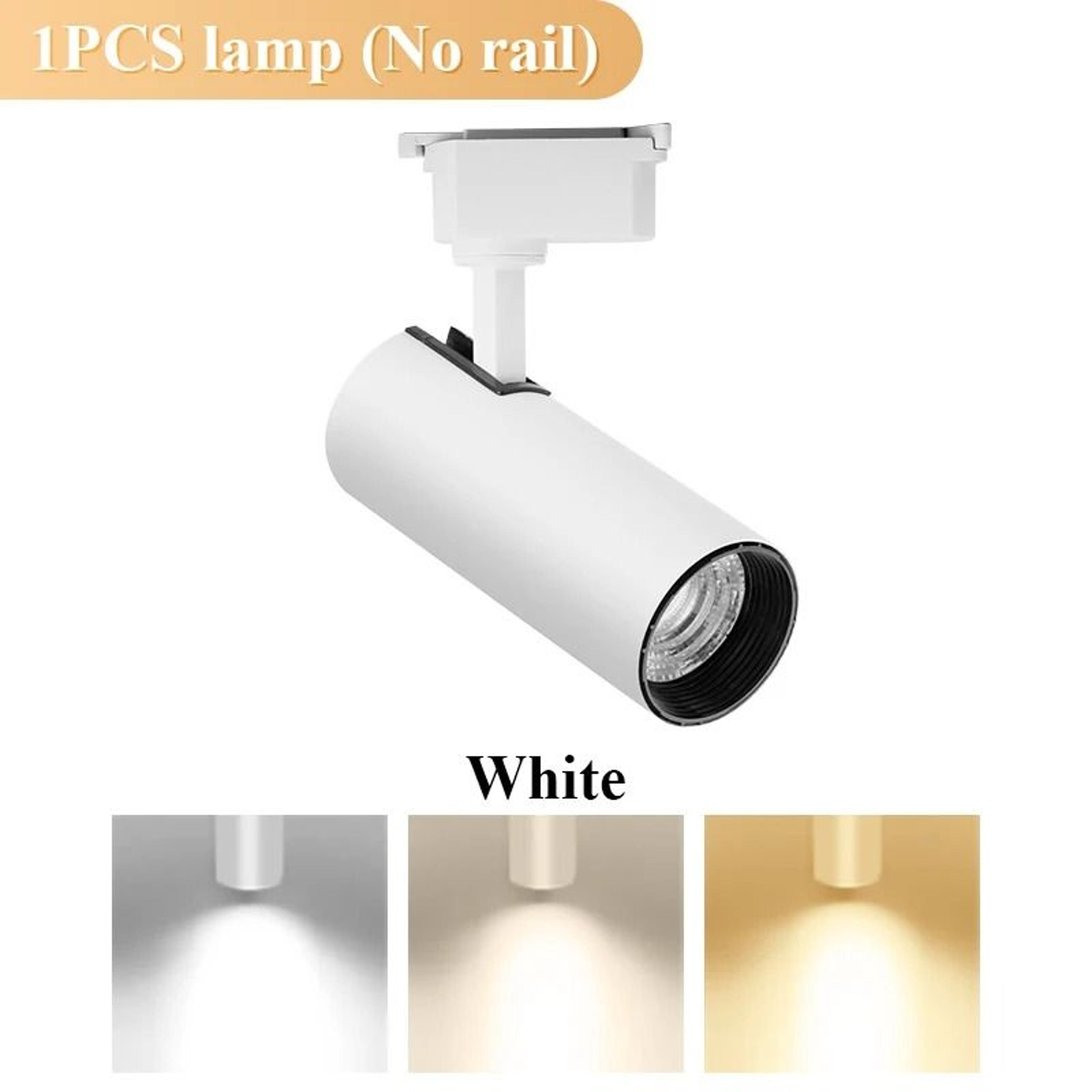 Modern LED Track Light Set 40W Directional Spotlight Ceiling Rail Fixture Kitchen Living Room Store 7