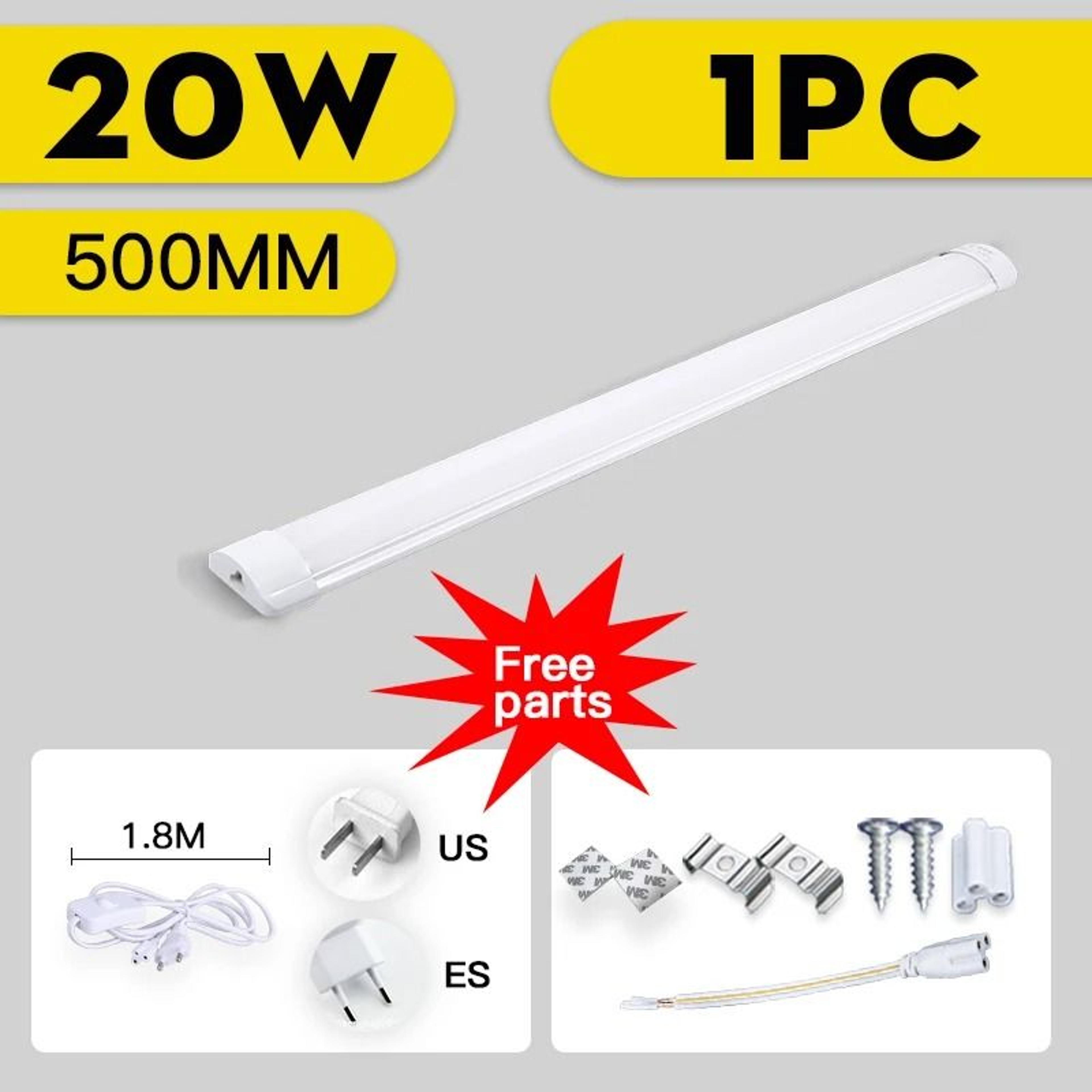 Modern LED Under Cabinet Closet Light Bar 20W Linear Tube Lamp Kitchen Bedroom Shelf 7