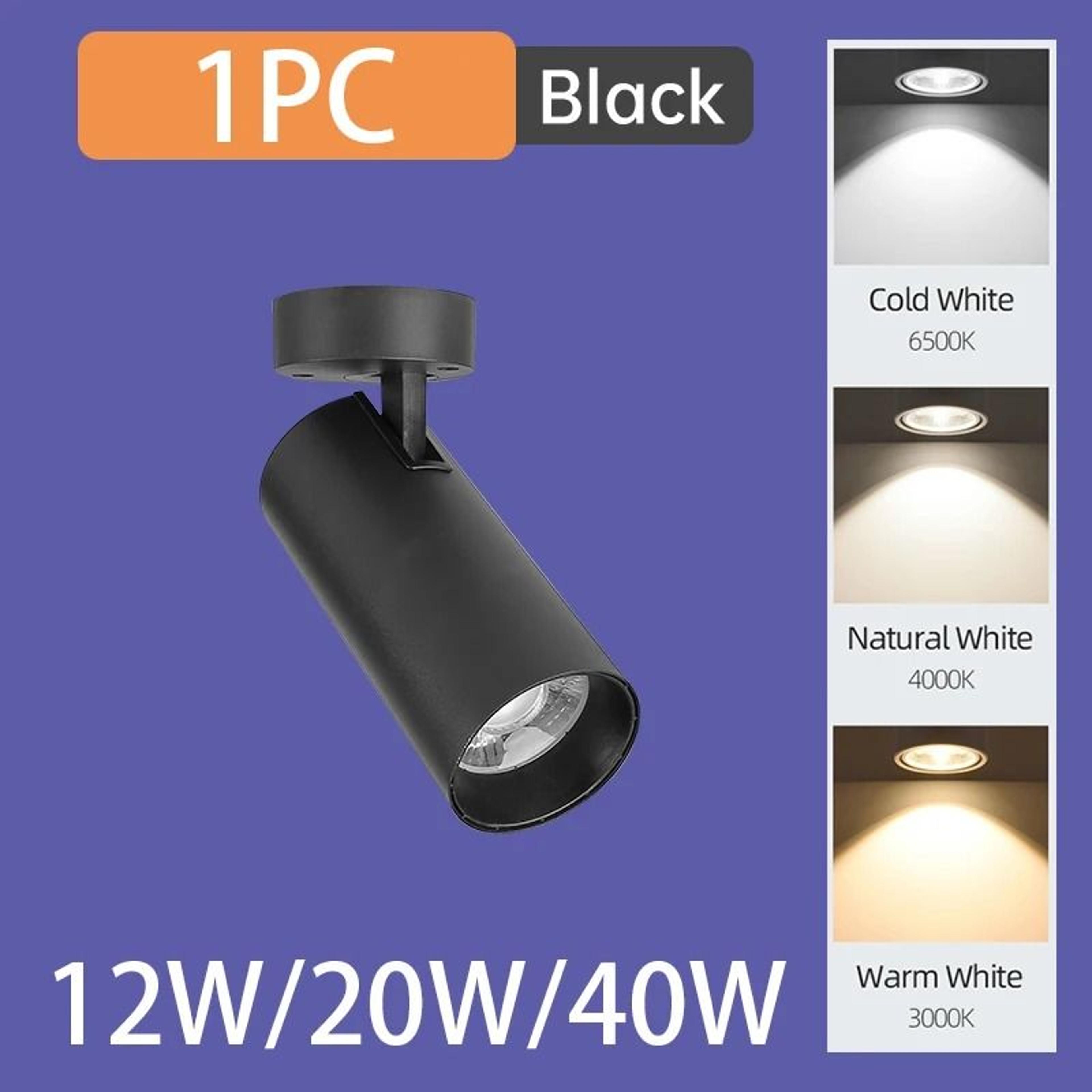 Modern Surface Mount LED Spotlight 85 To 265V Tricolor Ceiling Downlight Fixture Living Room Kitche 6