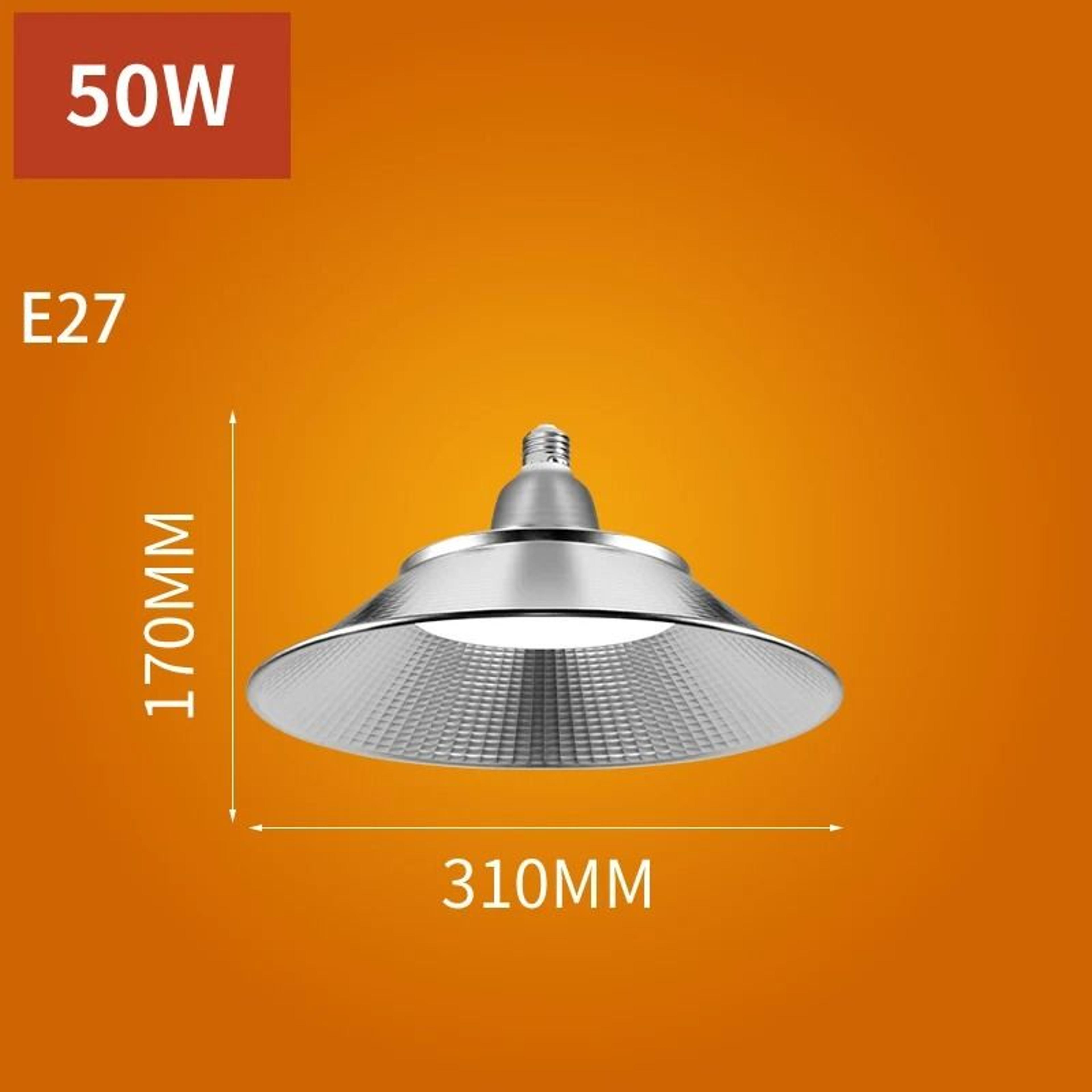 High Power LED Bay Light 30W 50W Industrial Ceiling Lamp Waterproof Workshop Garage Fixture 6