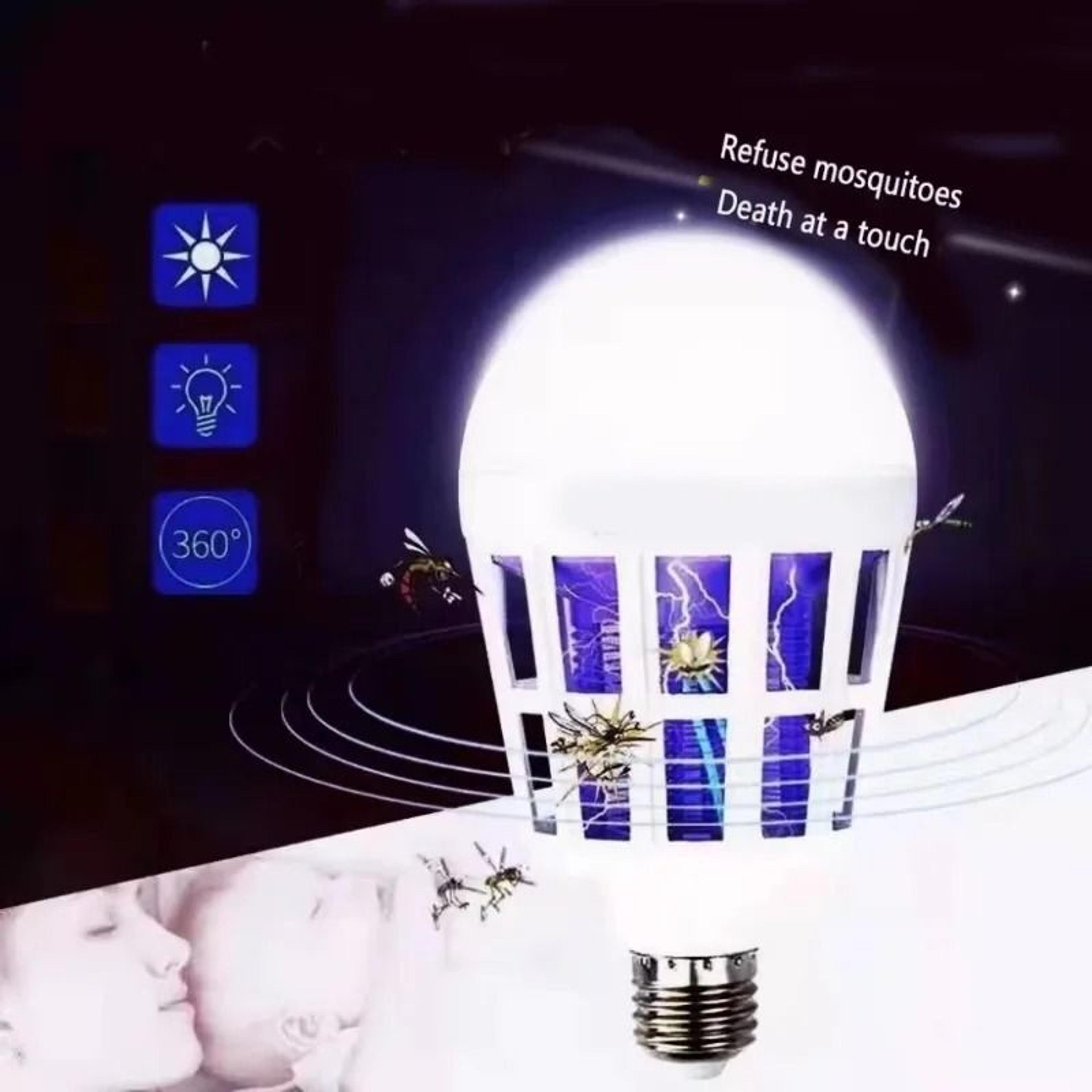 electric mosquito zapper fly trap light bulb lamp home backyard indoor outdoor insect killer fixture