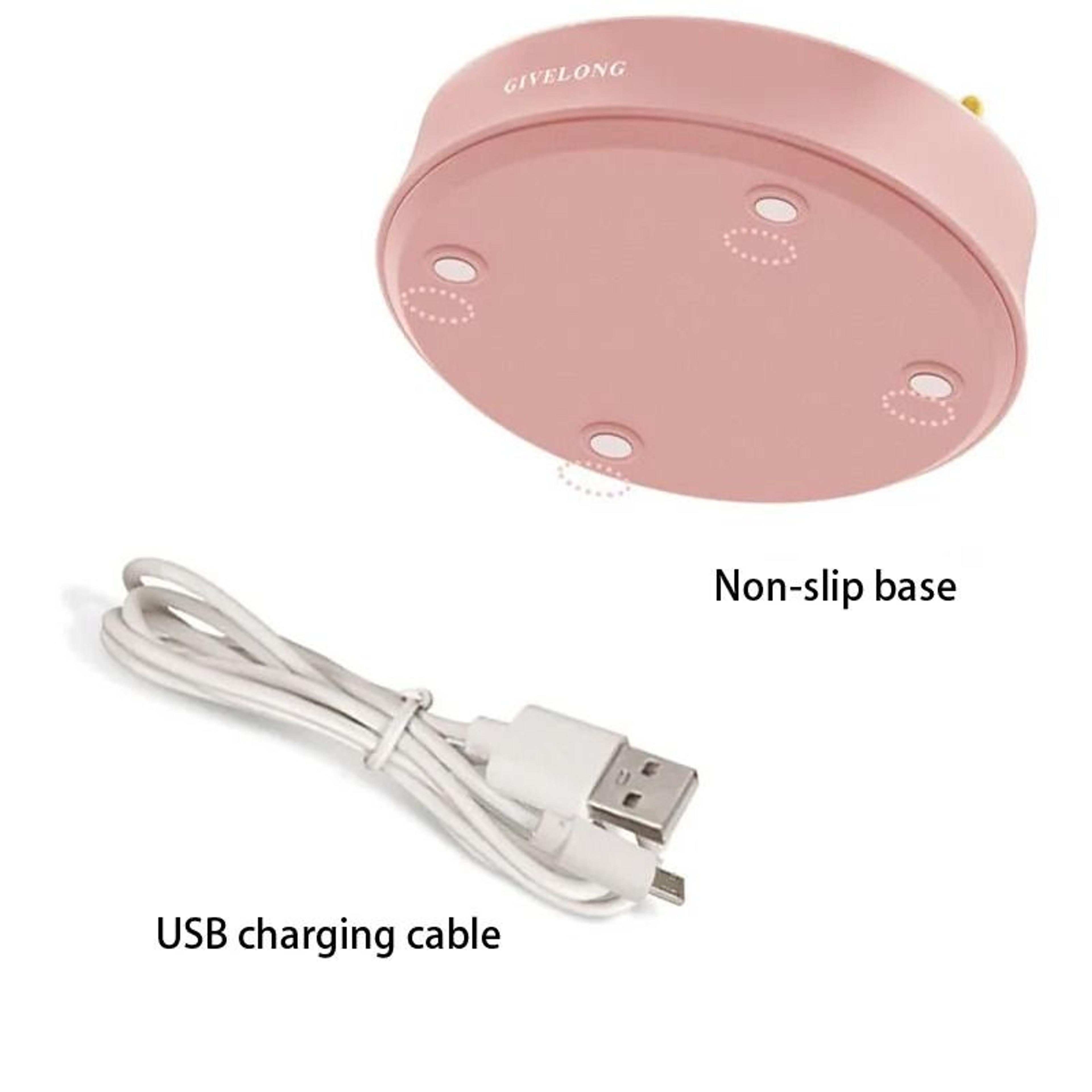 Flower Shaped LED Desk Lamp Touch Dimmable Flexible Reading Light Eye Protection Student Tabletop F 4