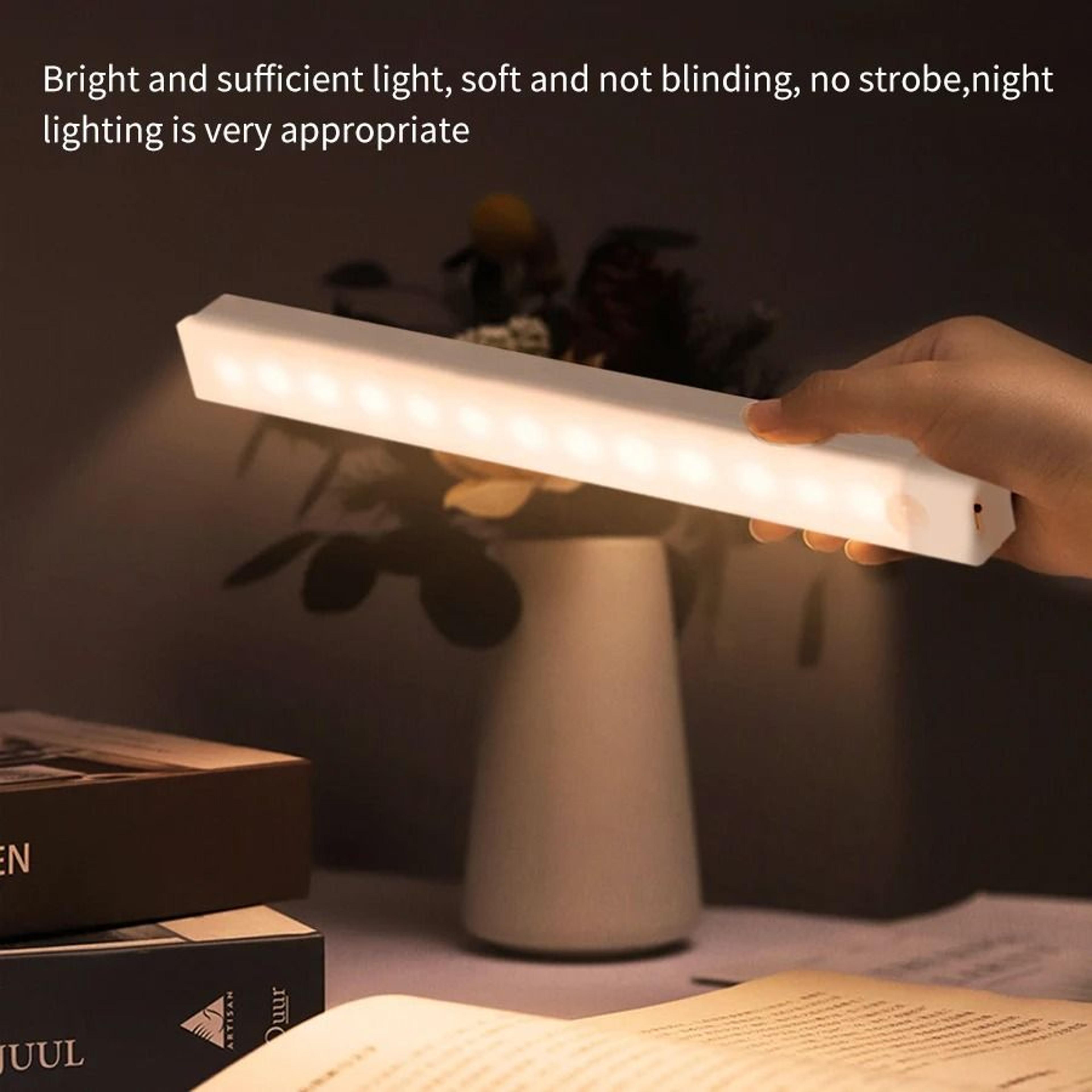 USB Rechargeable Motion Sensor LED Bar Light Magnetic Induction Cabinet Lamp Wardrobe Staircase Ni 5