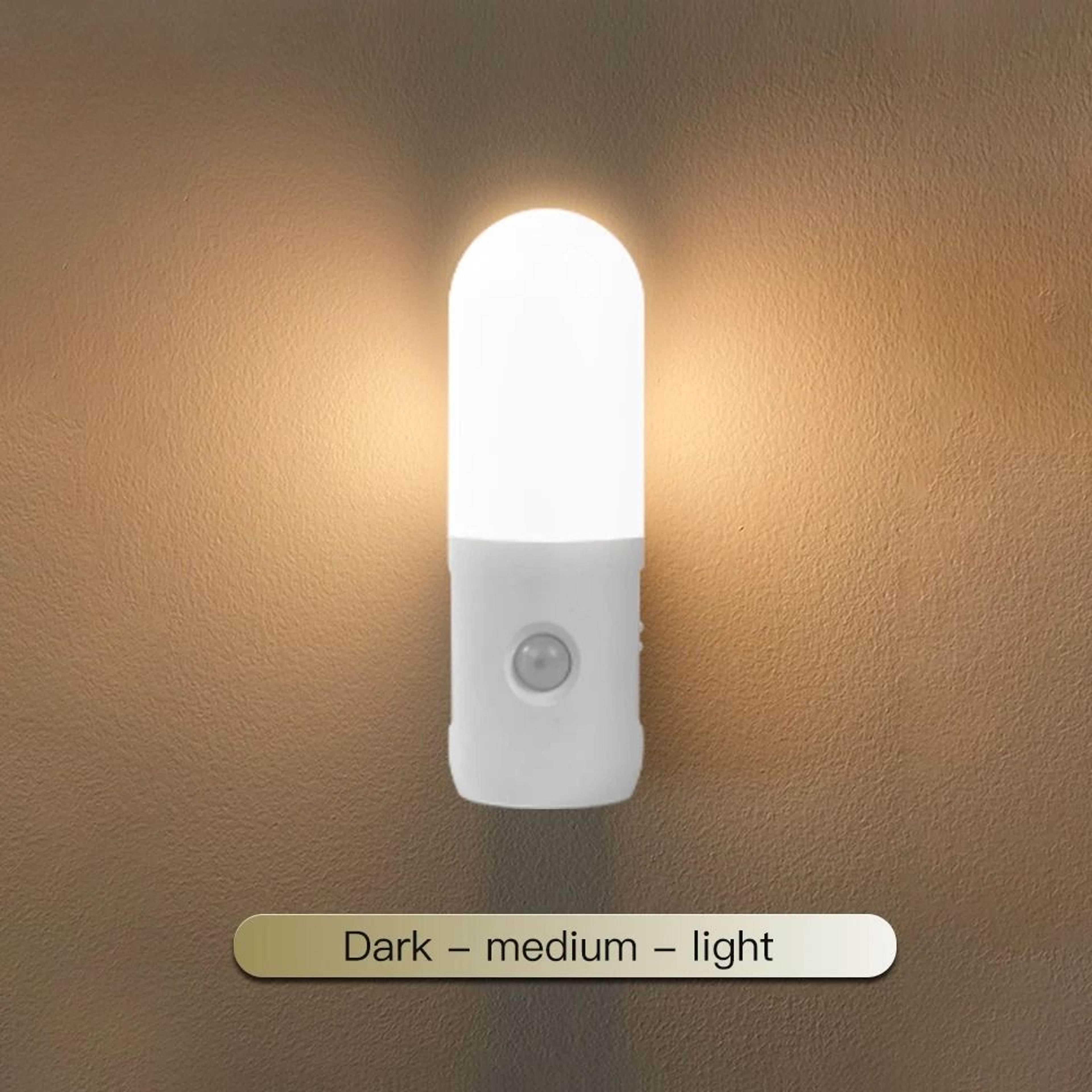 Rechargeable Magnetic Wall Light Motion Sensor LED Night Light Cordless Ambient Lamp Corridor Stair 3
