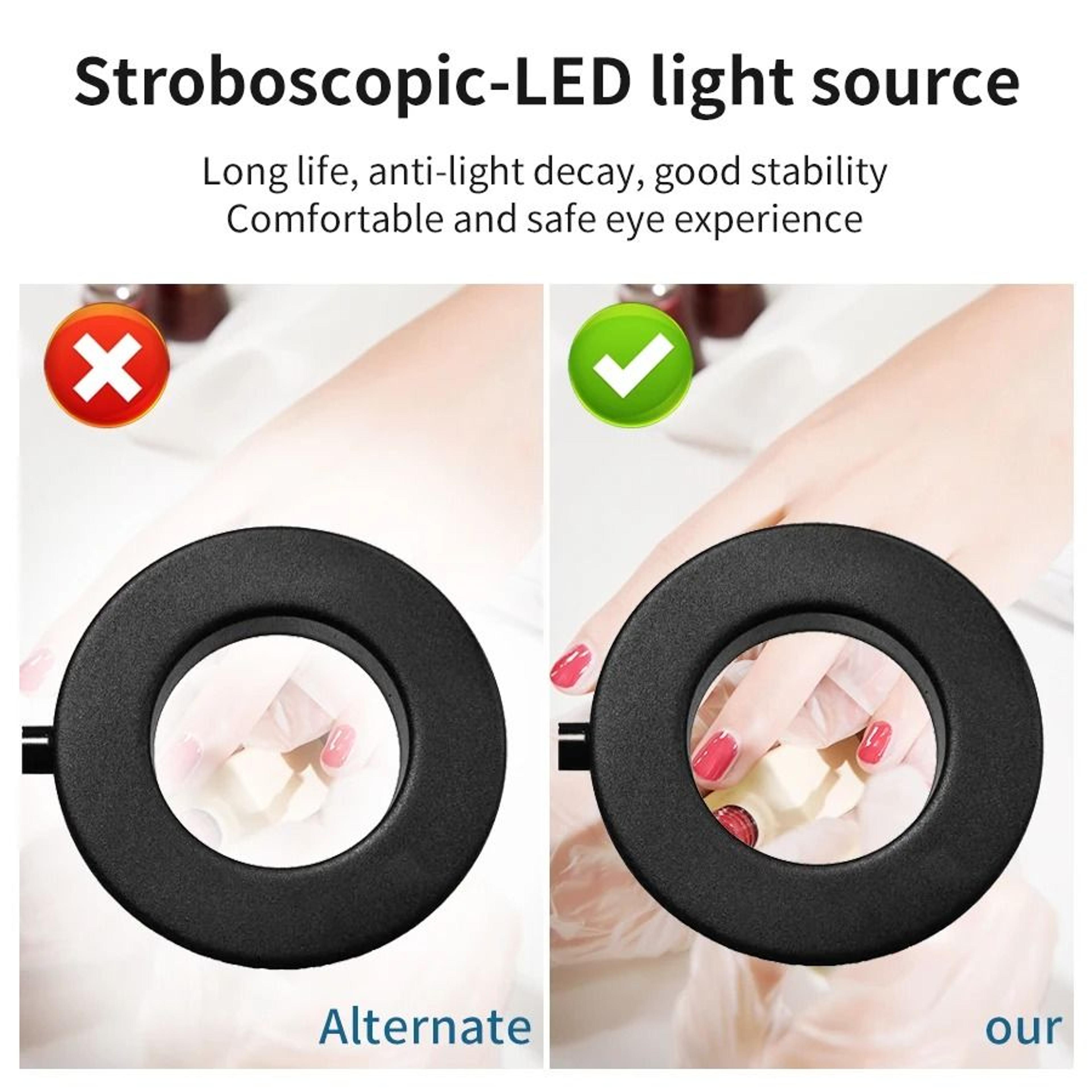 48 LED Clip On Desk Lamp USB Foldable Reading Light 360 Degree Flexible Gooseneck 3 Level Dimming T 4