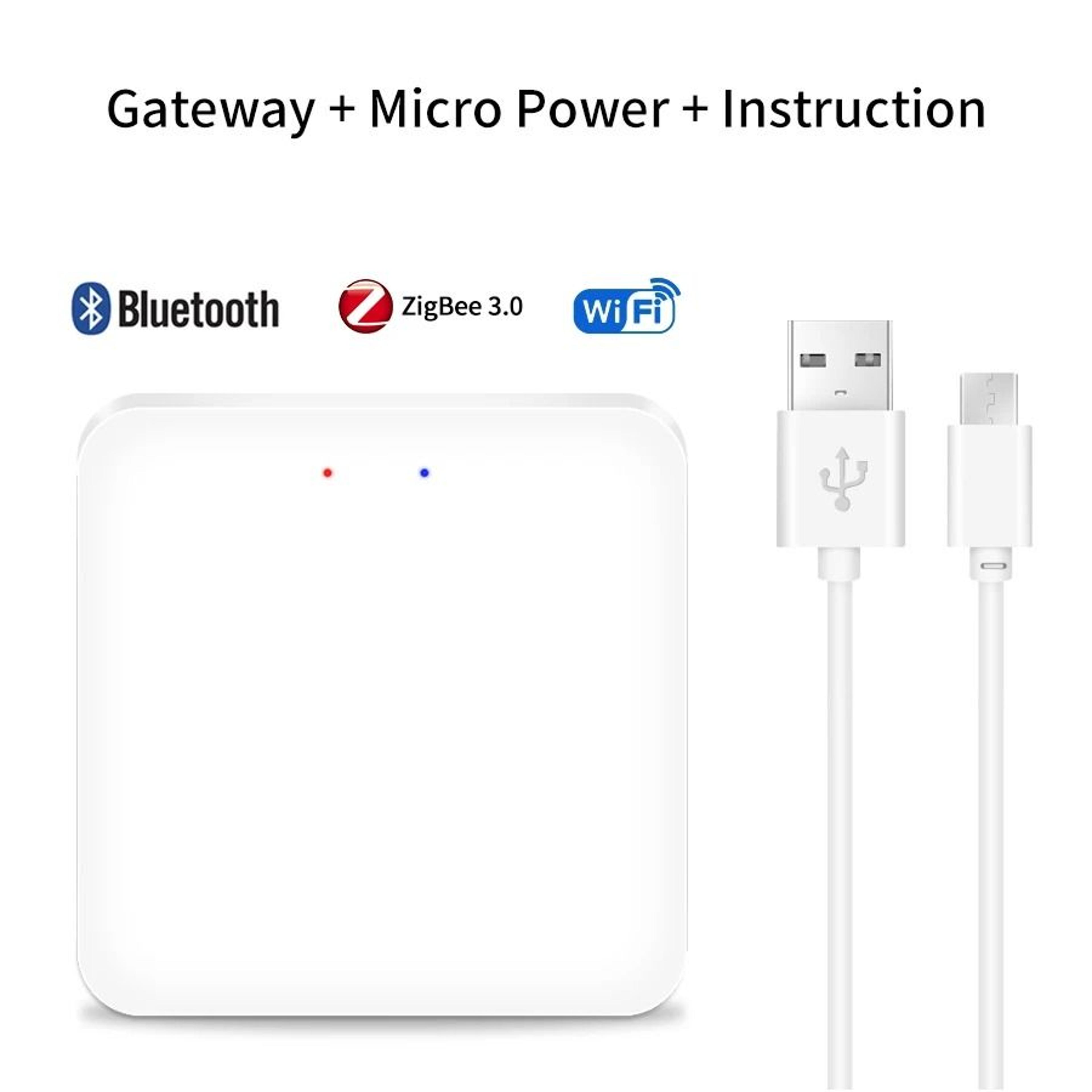 Multi Mode ZigBee Bluetooth Gateway Hub Wireless Smart Home Controller Bridge Voice Control Automat 6