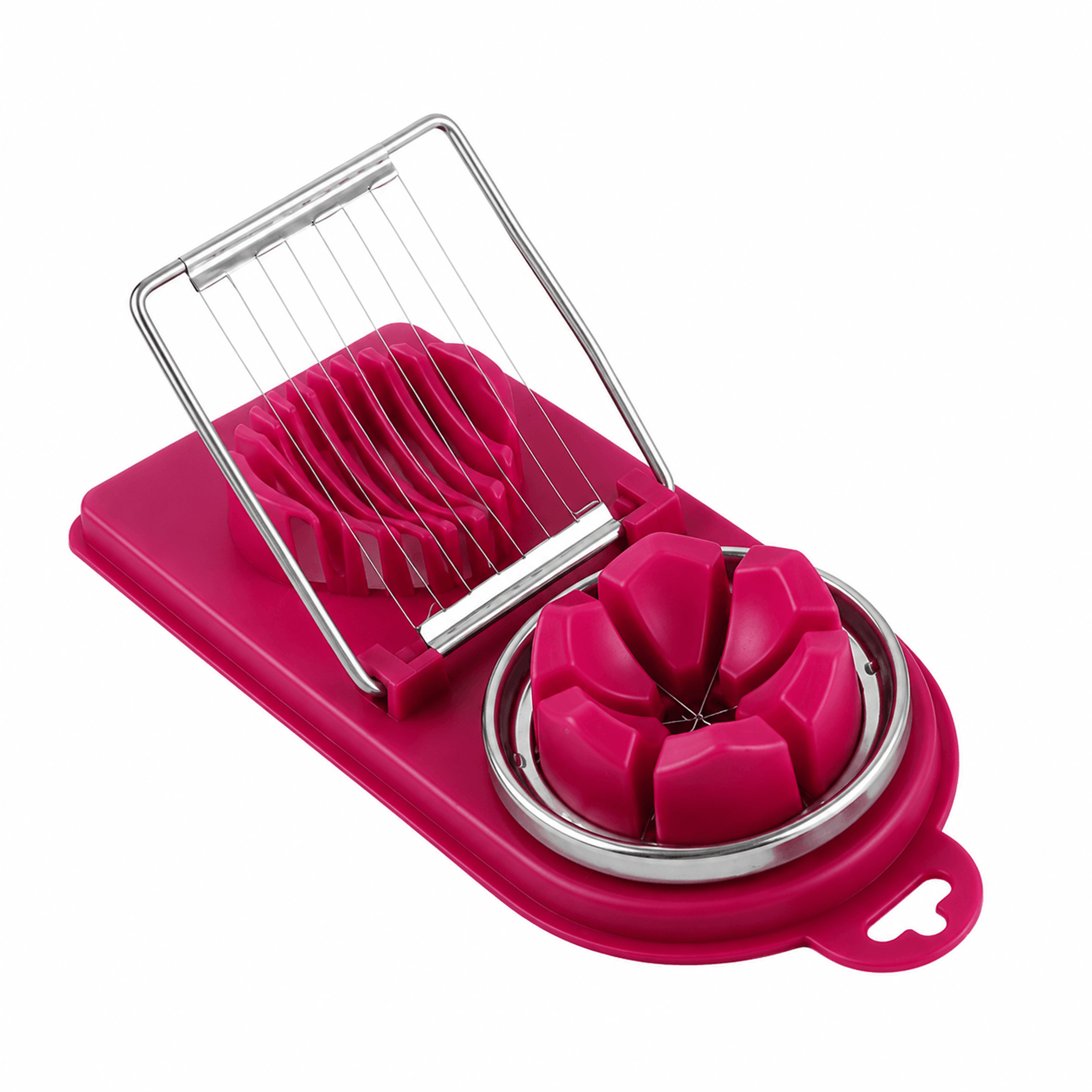Stainless Steel Egg Slicer And Hard Boiled Egg Cutter 1