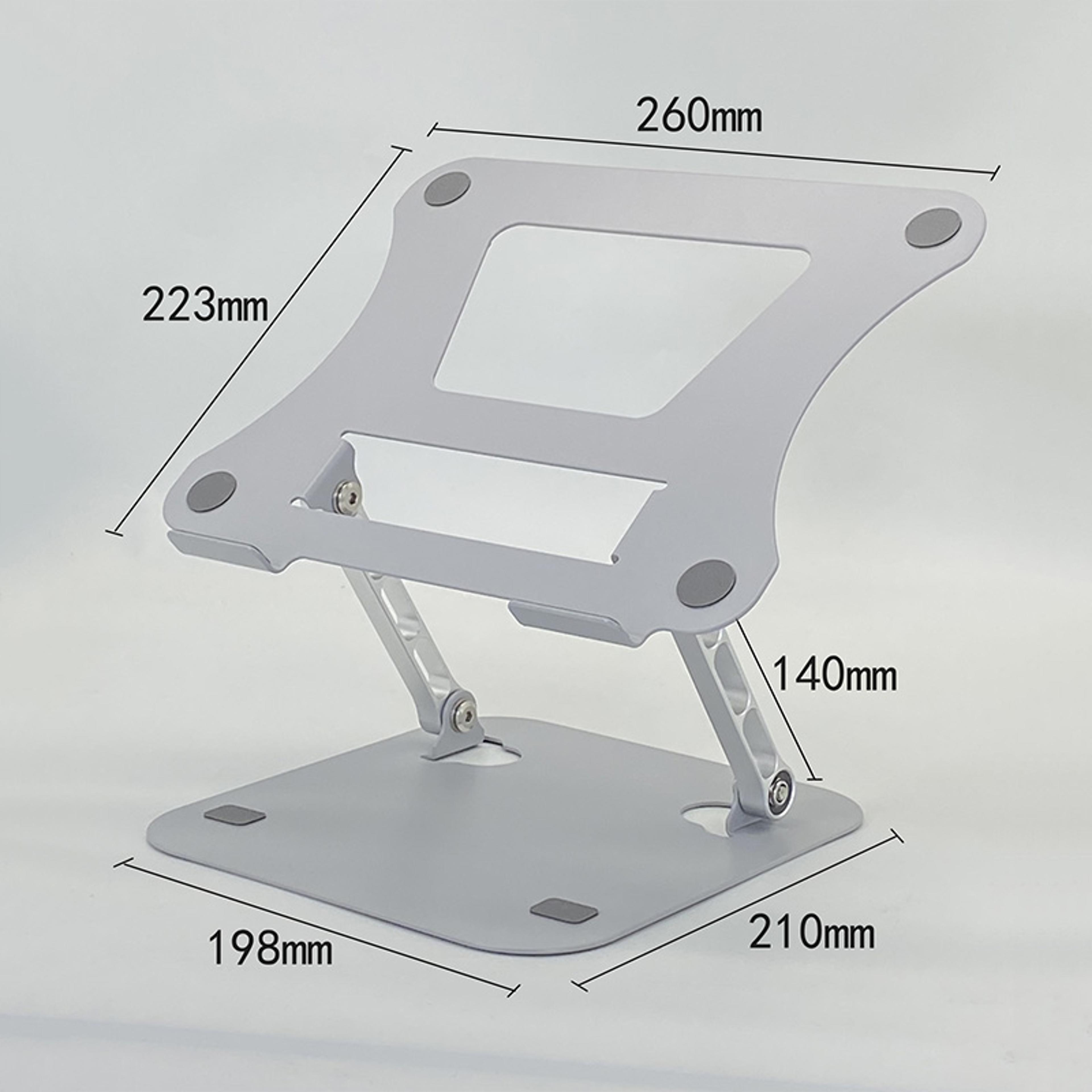 Adjustable Laptop Stand Foldable Carbon Steel Ergonomic Holder For Laptops 6