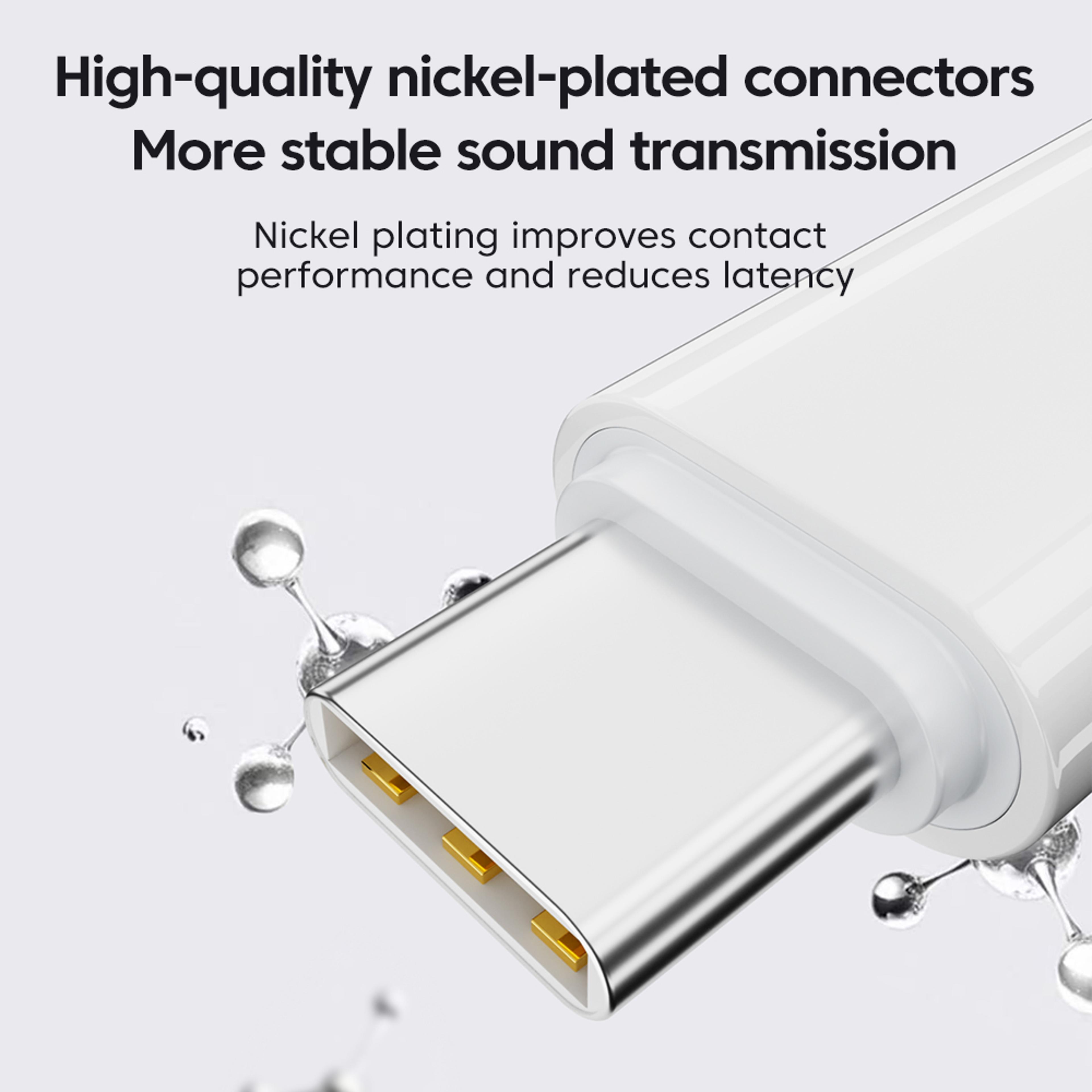 USB C To Lightning Headphone Adapter Audio Converter For IPhone 4