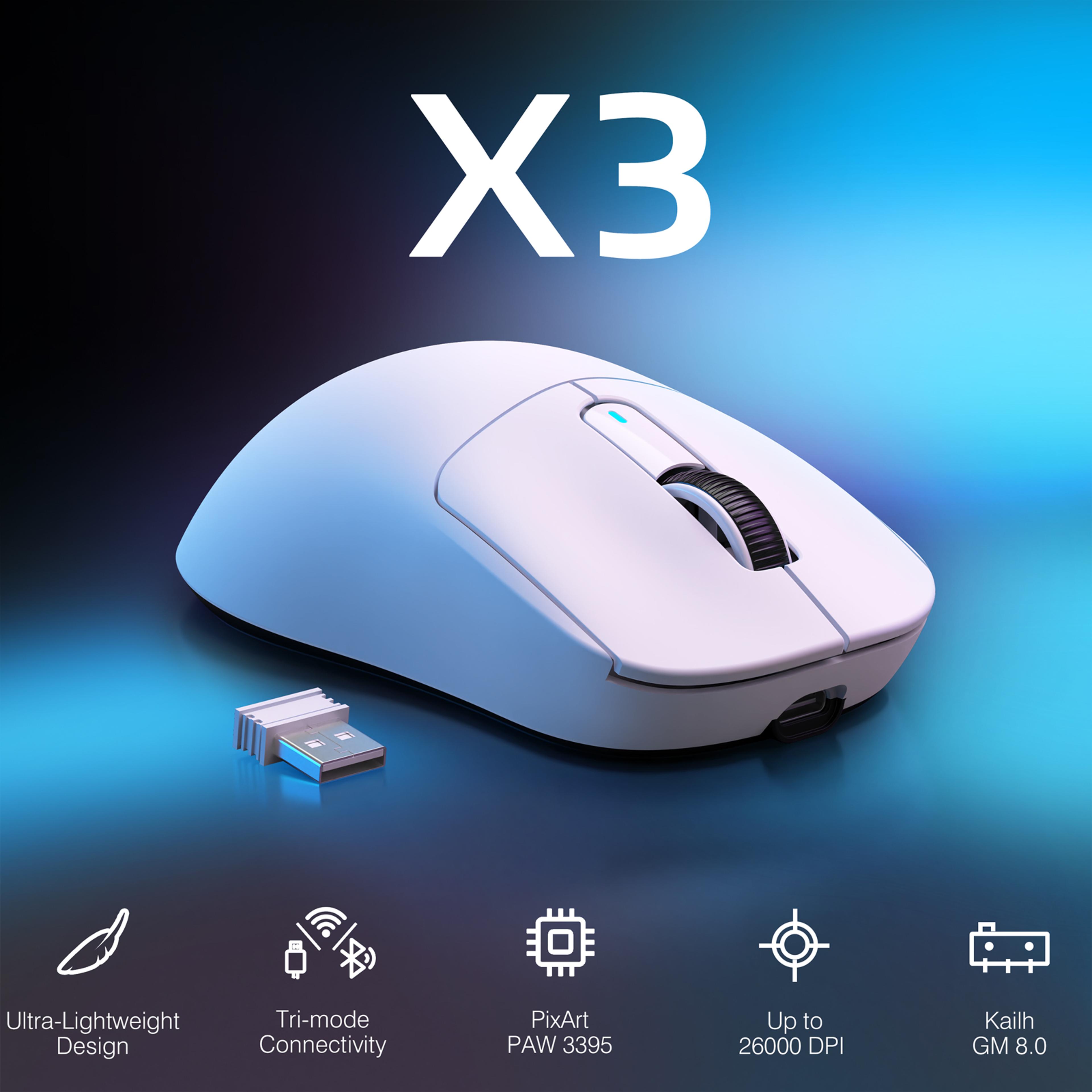 Wireless Gaming Mouse Lightweight DPI Tri Mode 5