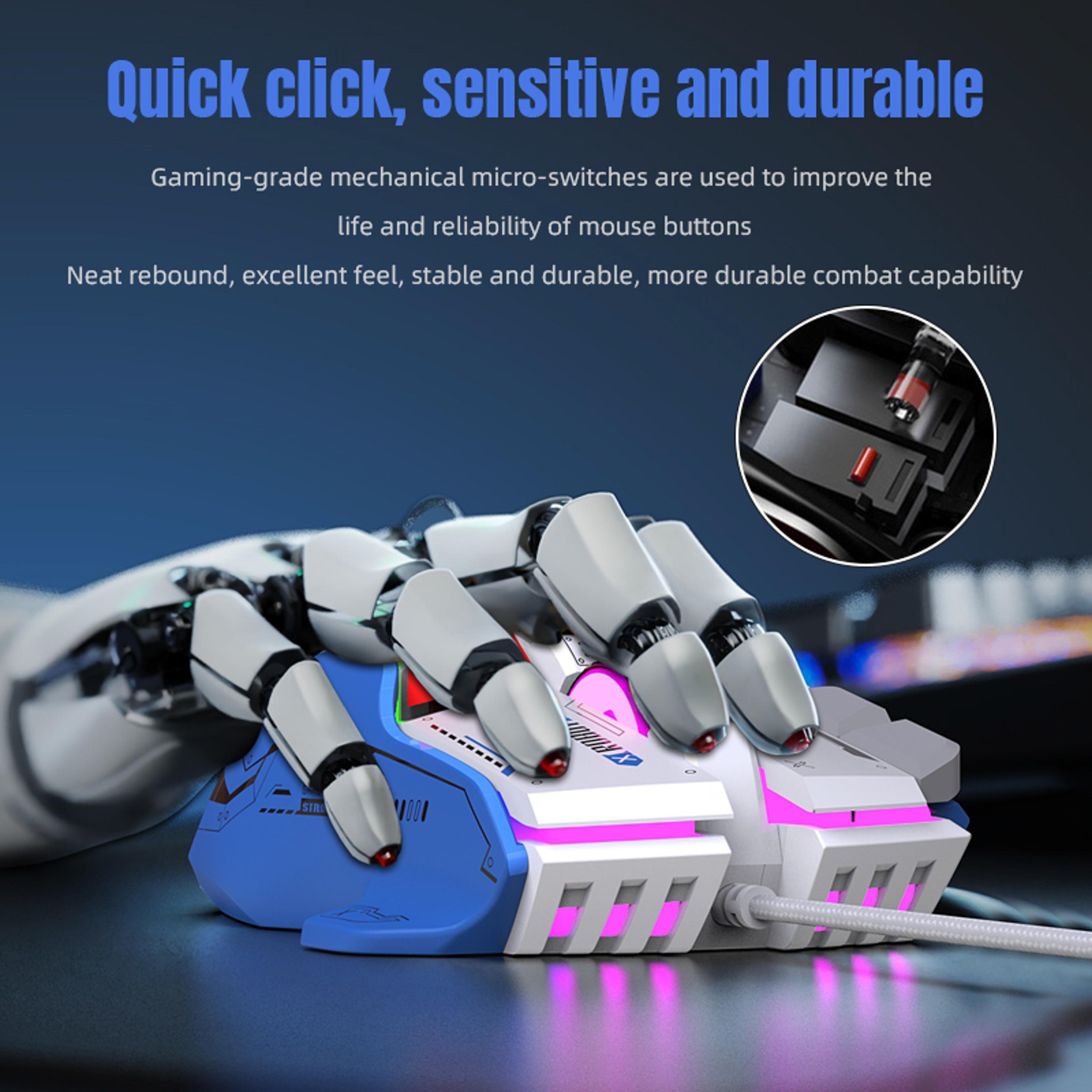 Wired Gaming Mouse With RGB And Programmable Buttons 4