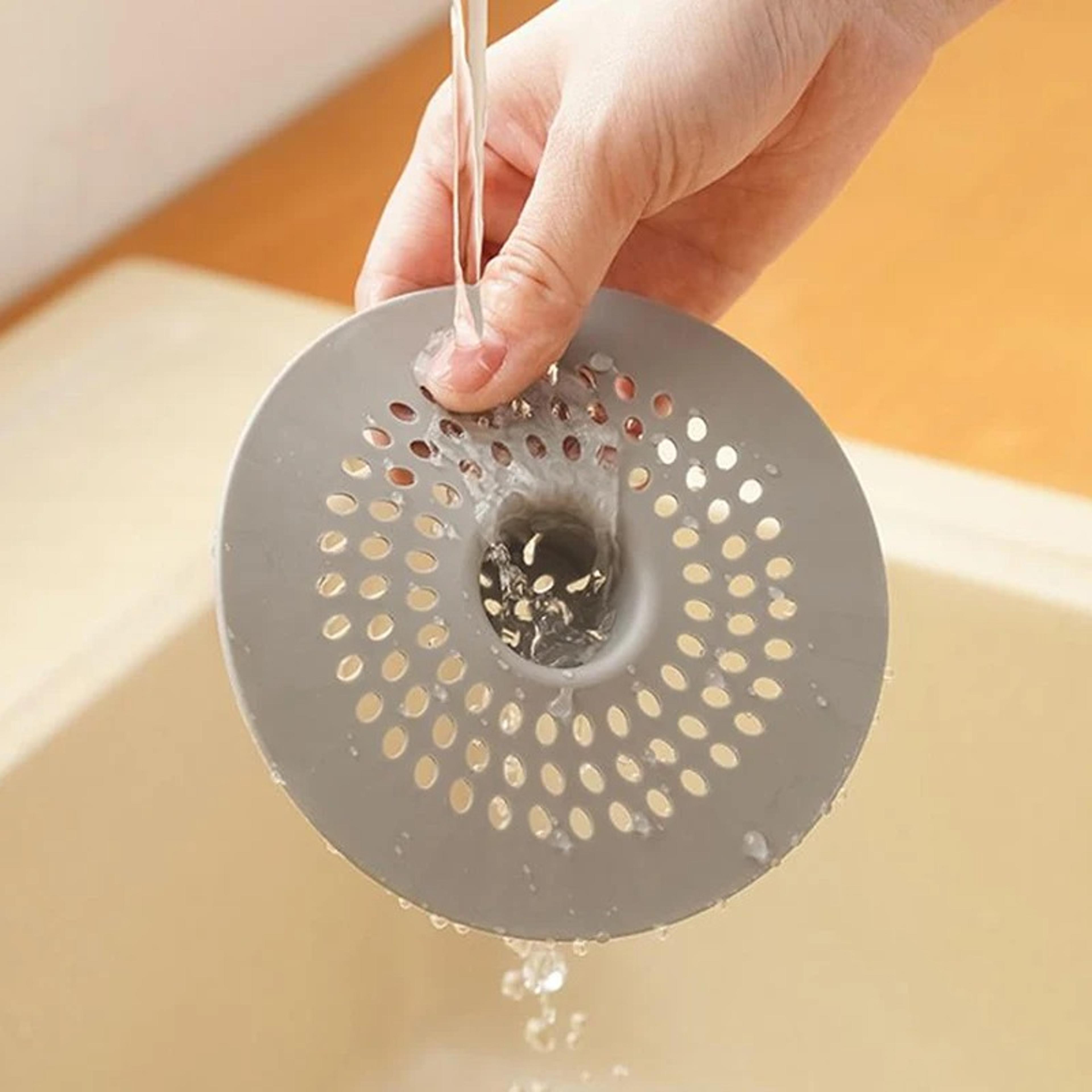 Silicone Floor Drain Cover Hair Catcher And Anti Clog Drain Filter 5