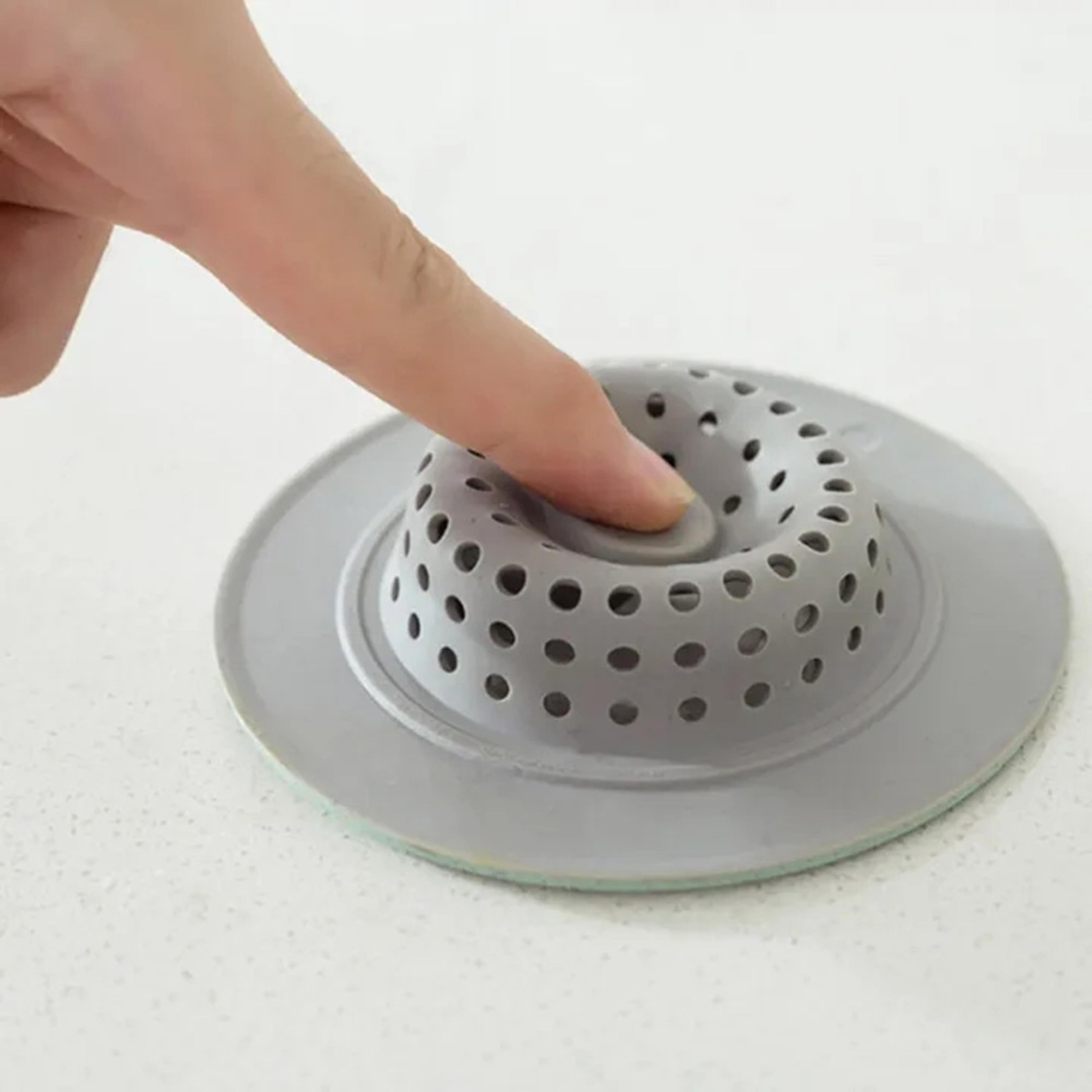 Silicone Sink Strainer Anti Clog Drain Hair Catcher For Kitchen And Bathroom 9