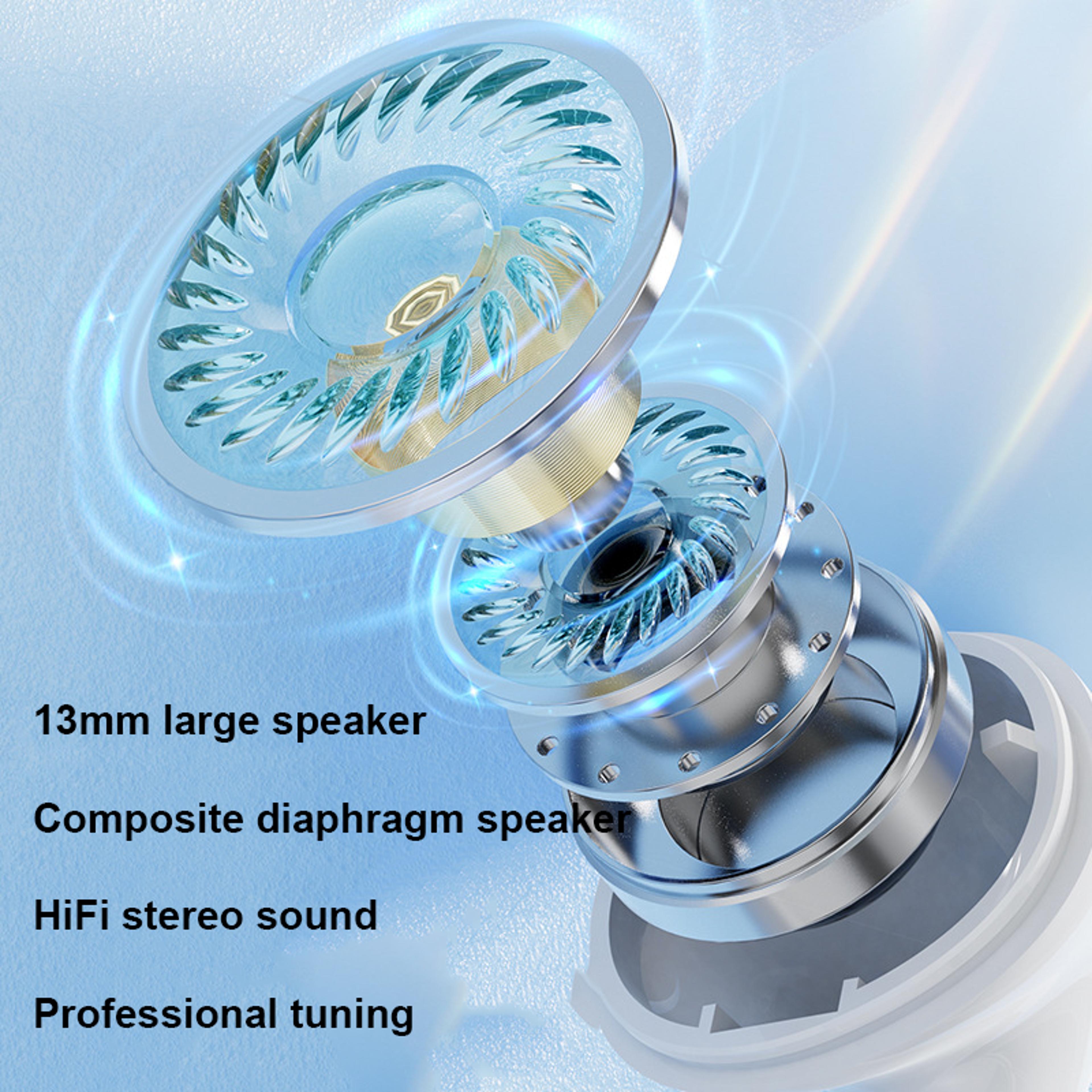 Wireless Earbuds With ENC Calling And HiFi Stereo Sound 4