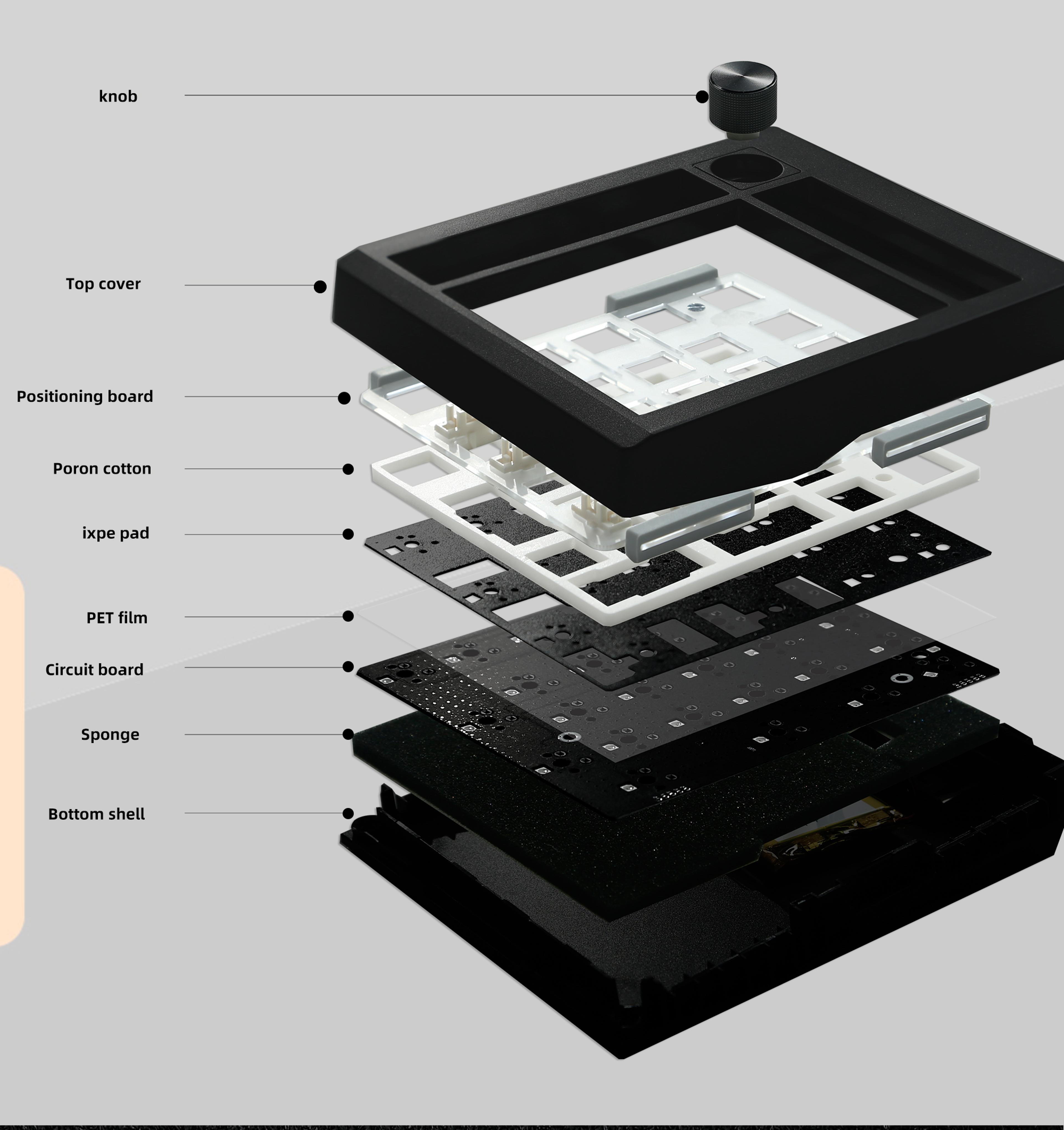 Mechanical Numpad Wireless Numeric Keypad With VIA Programming And Hot Swap 4