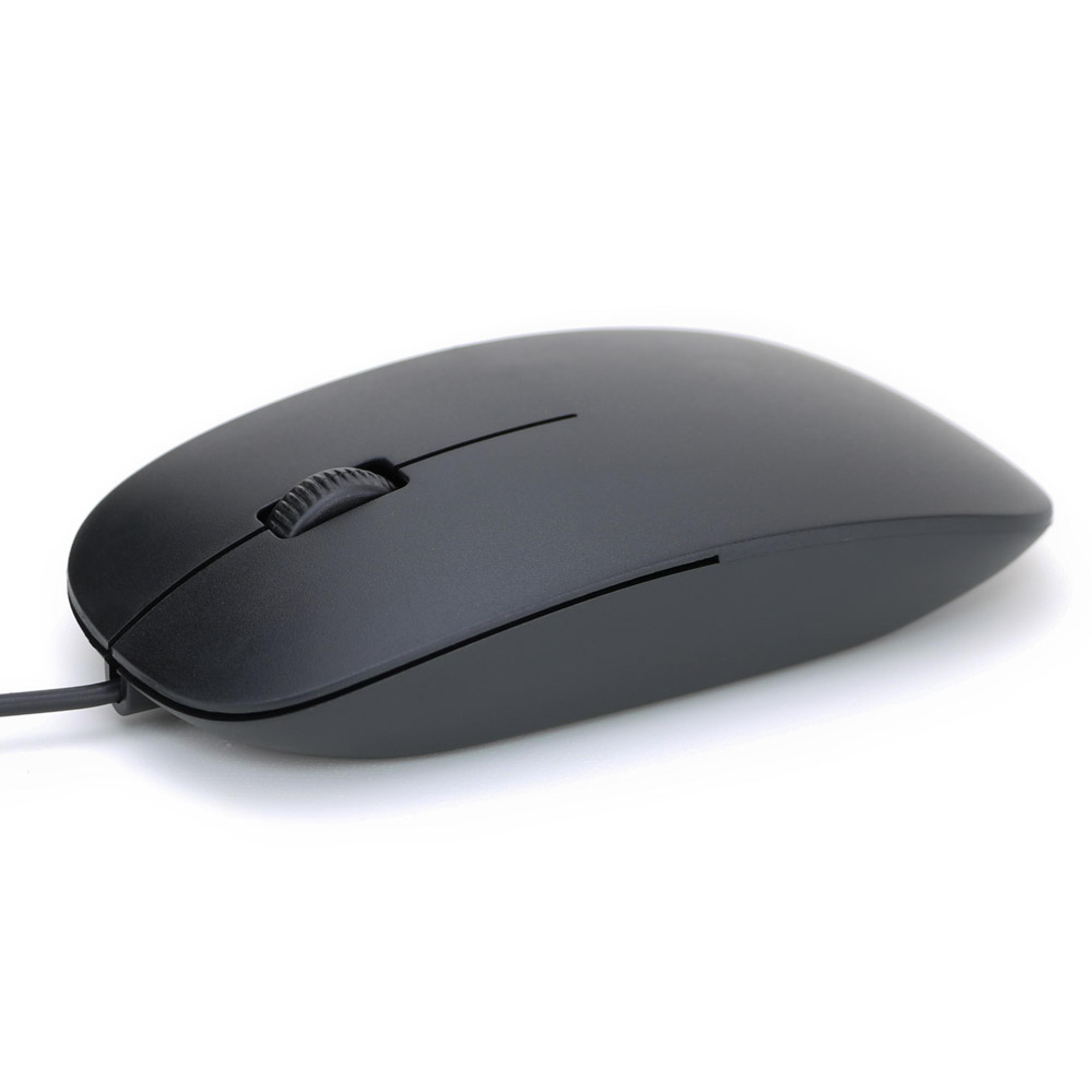 Ultra Thin USB Wired Optical Mouse Ergonomic Slim Computer Mouse For Laptop Office 0