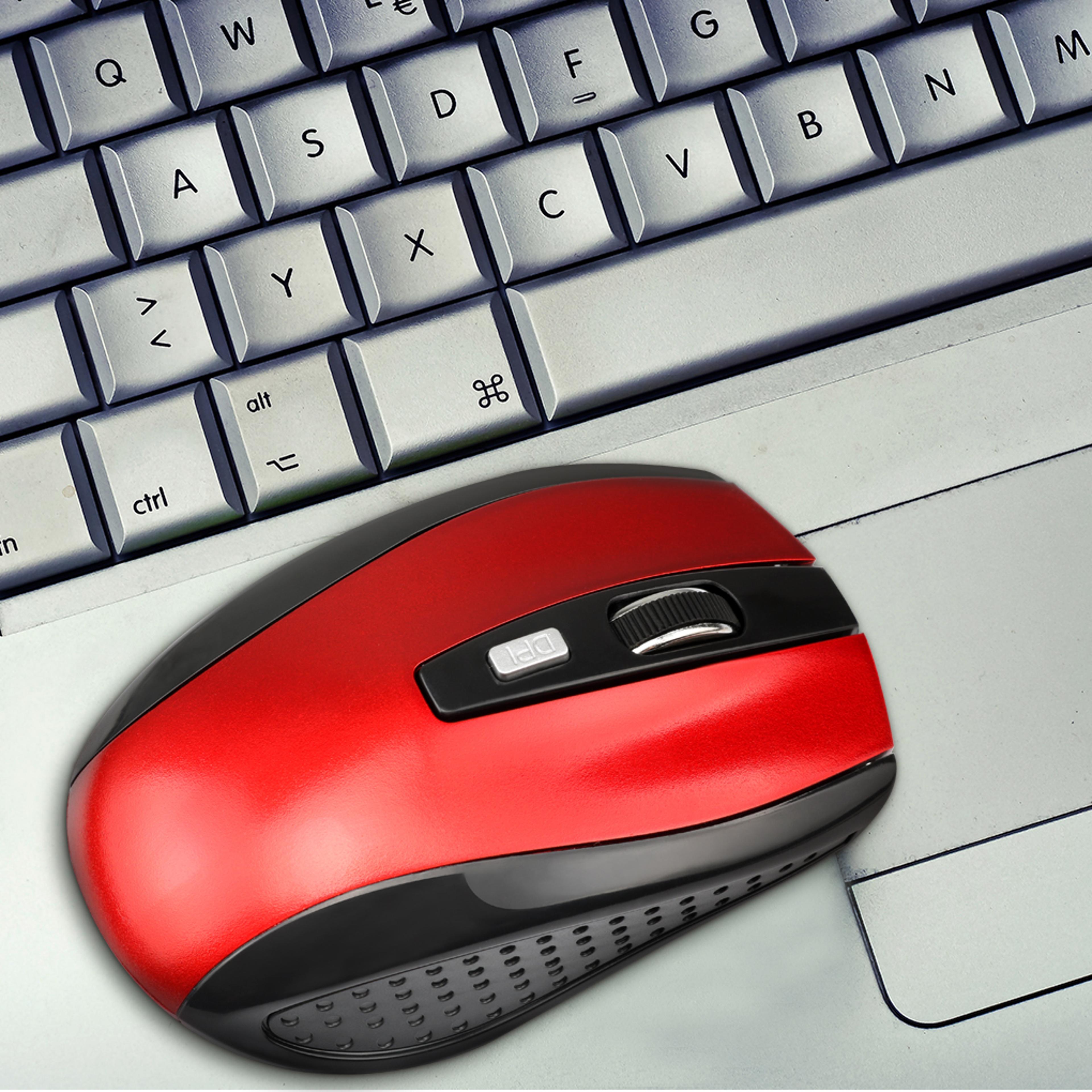 Wireless Gaming Mouse Adjustable Button Optical Mouse For PC Laptop 5