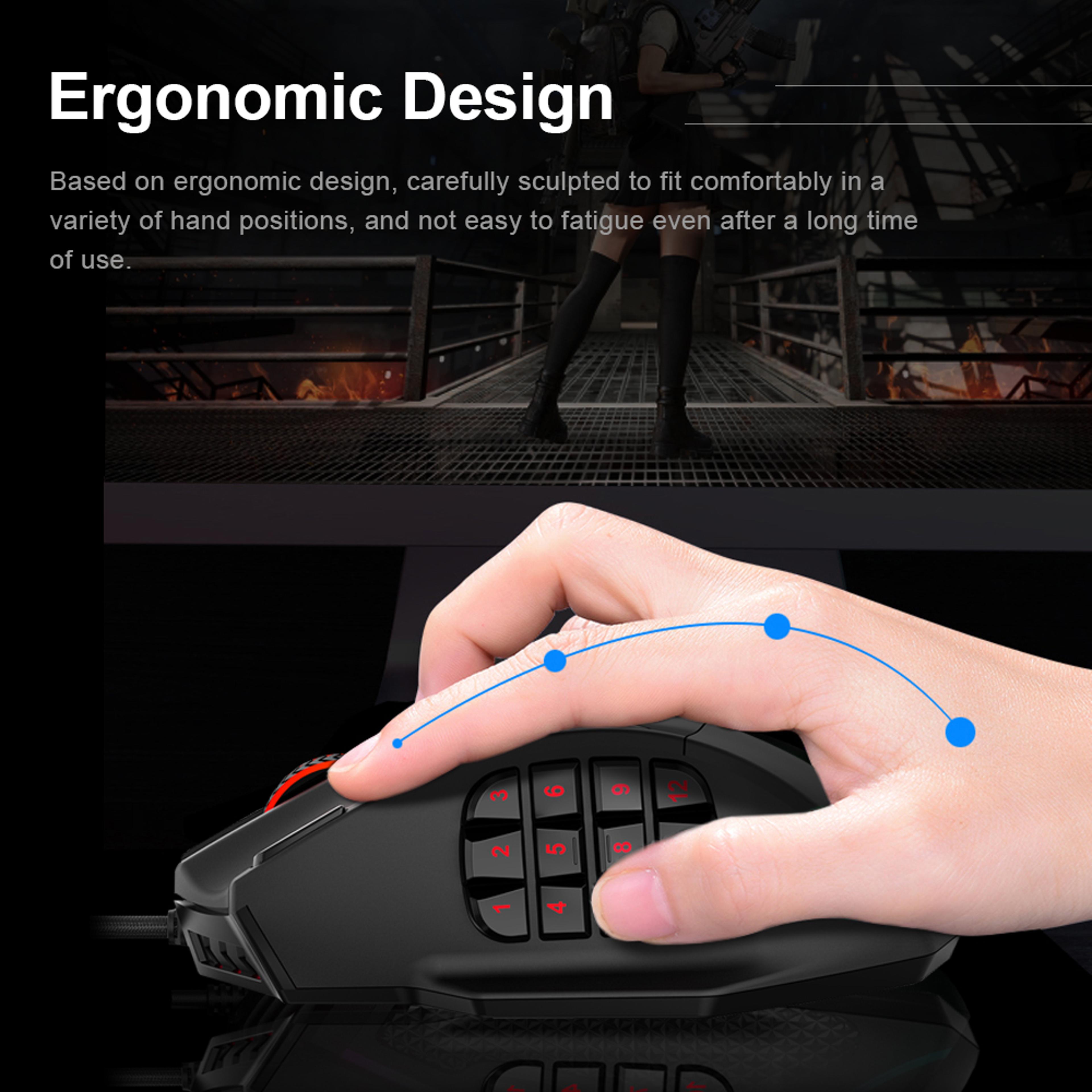 RGB Gaming Mouse Button Programmable Wired Optical Mouse 1