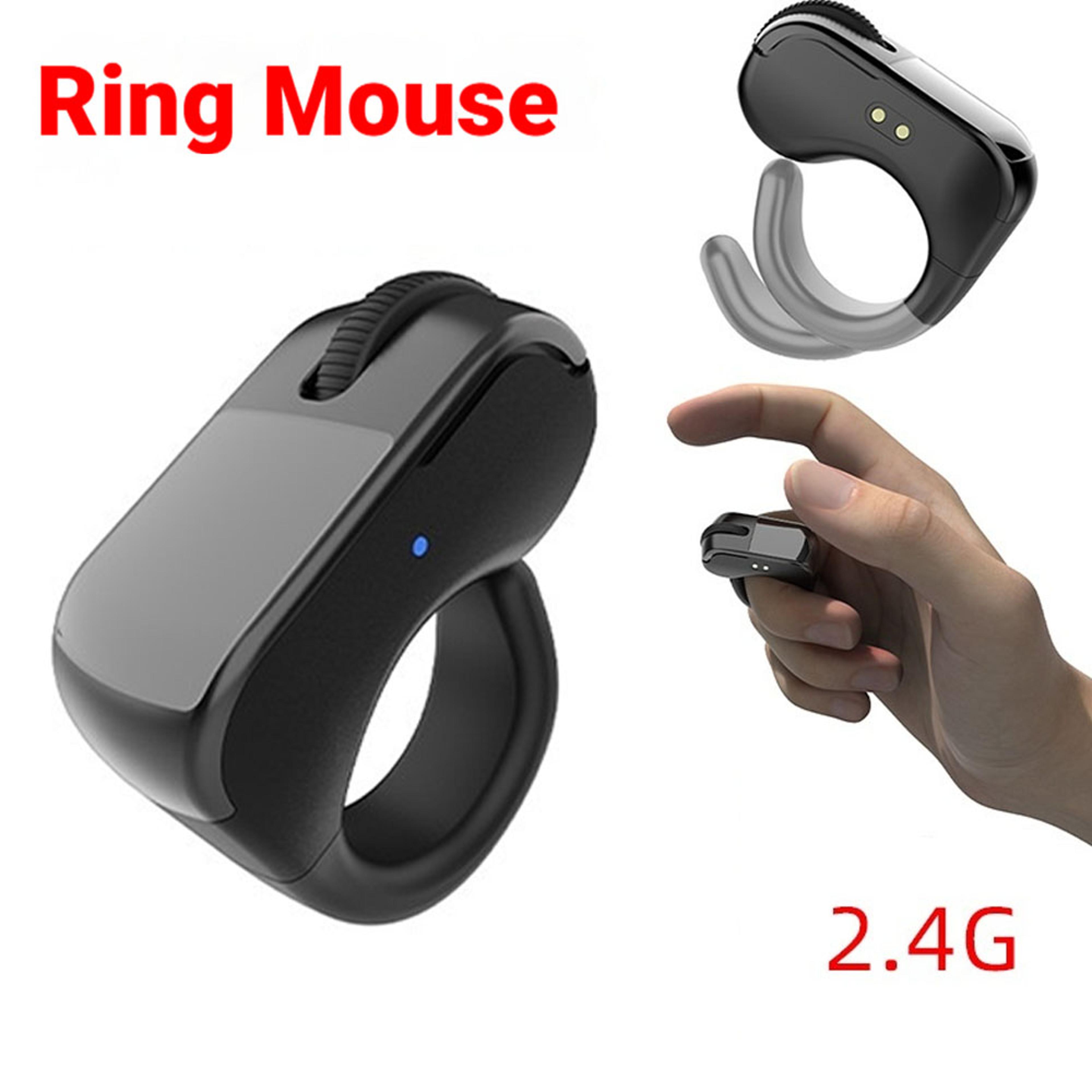 Bluetooth Ring Mouse Touch Remote Control Smart Wireless Mouse With Charging Case 2
