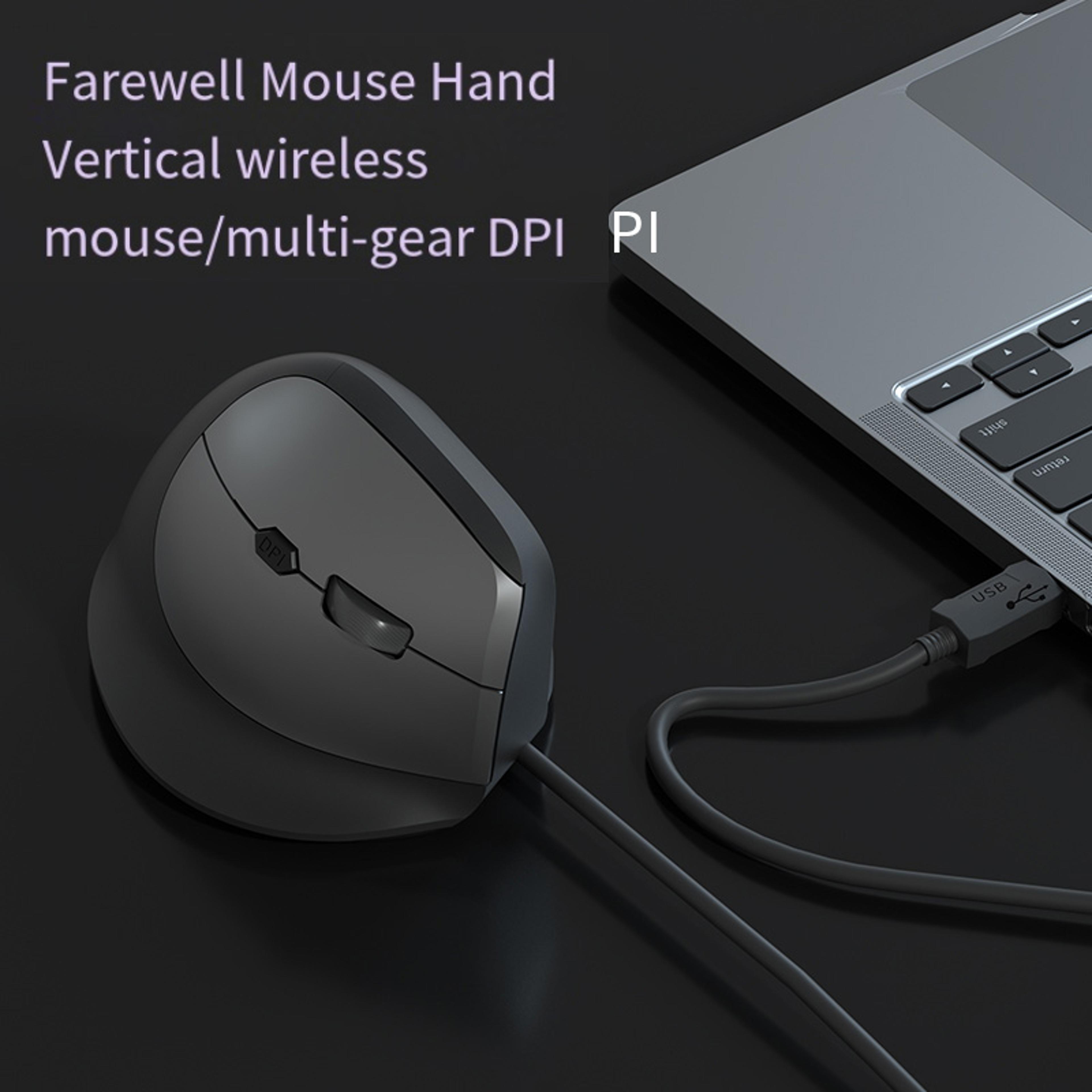 Ergonomic Vertical Mouse Wired RGB Gaming Mouse DPI For PC Laptop 3
